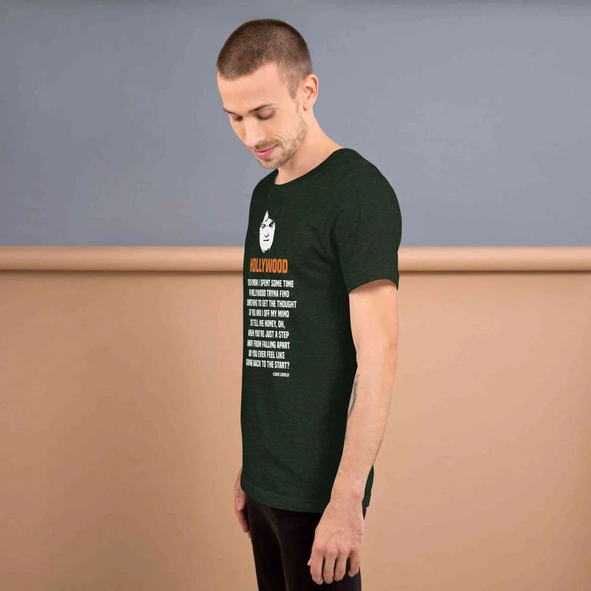 Lewis Capaldi Lyrics T-Shirt | Unisex Hollywood Style Fan Merch