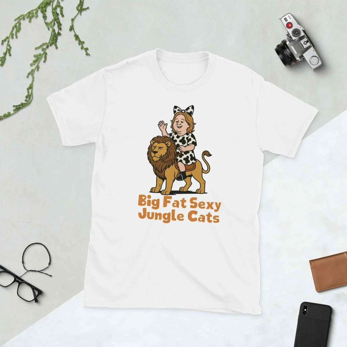 Lewis Capaldi Big Fat Sexy Jungle Cats Cotton Graphic T-Shirt | Unisex Design, Premium Comfort