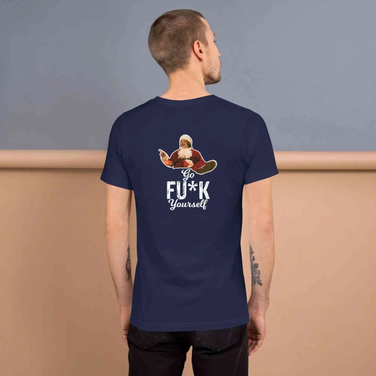 Lewis Capaldi Christmas T-Shirt | Unisex 'Go Fu*k Yourself' Festive Tee