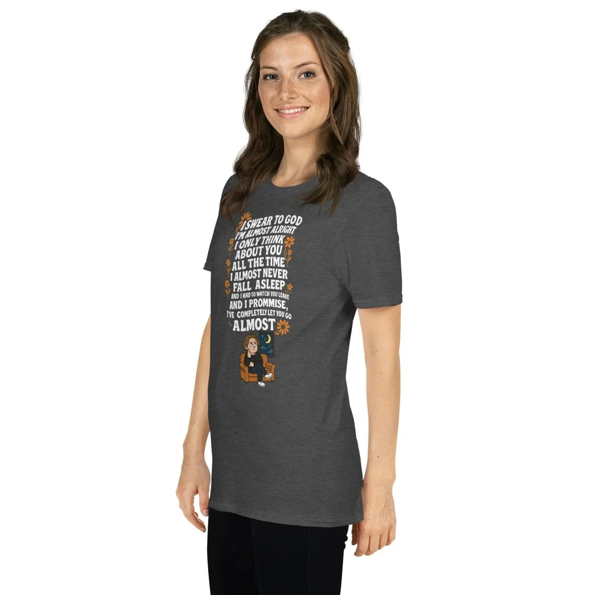 Lewis Capaldi 'Almost' Lyrics T-Shirt | Comfortable Music Inspired Apparel for Fans