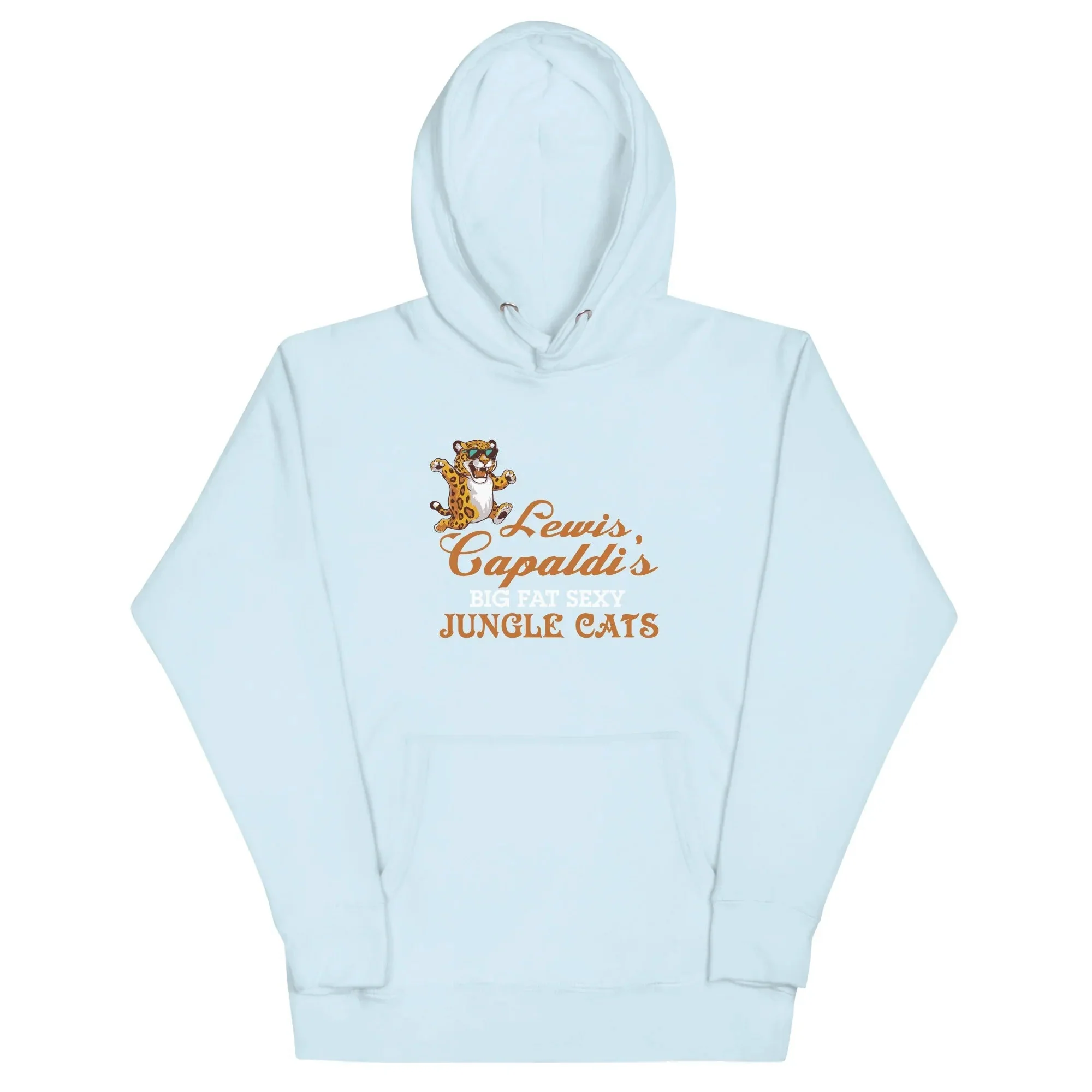 Lewis Capaldi Big Fat Sexy Jungle Cats Hoodie �C Unisex Sustainable Cotton with Unique Graphic Design