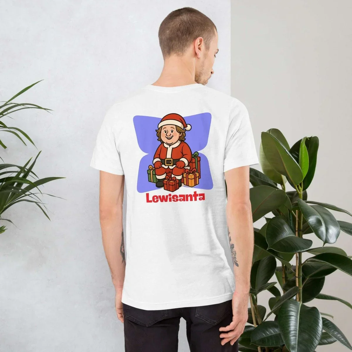 Lewis Capaldi Christmas T-Shirt | Organic Cotton Unisex Festive Tee