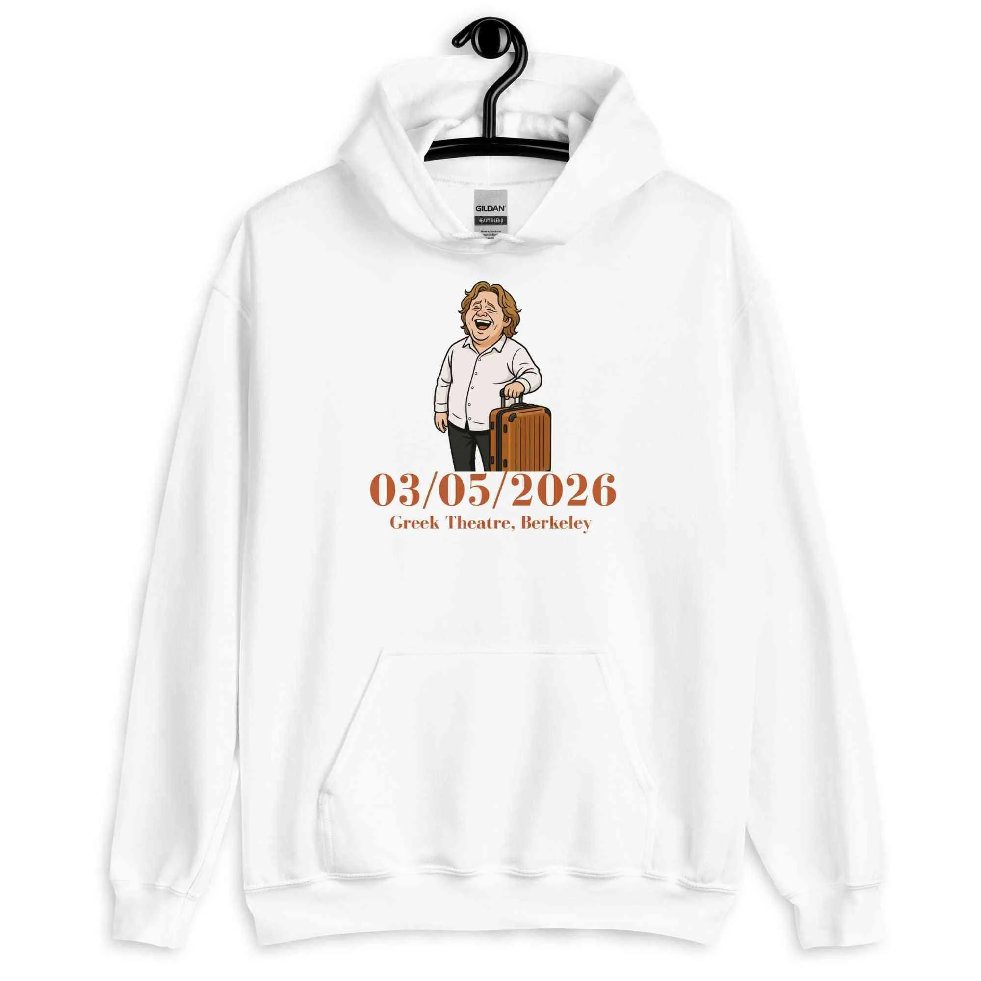 Lewis Capaldi Tour 2026 Hoodie - Unisex Black Cotton Blend Concert Merch