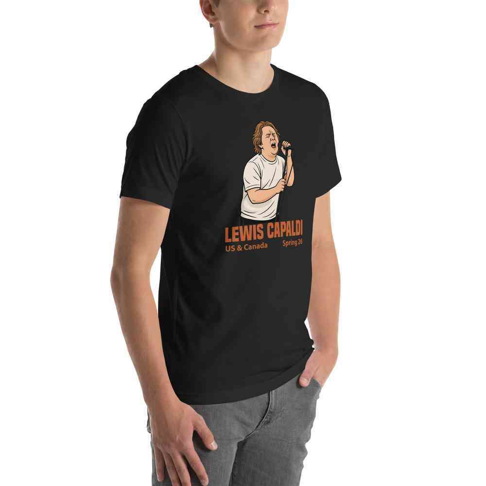 Lewis Capaldi Tour 2026 T-Shirt | Unisex Cotton Fan Tee