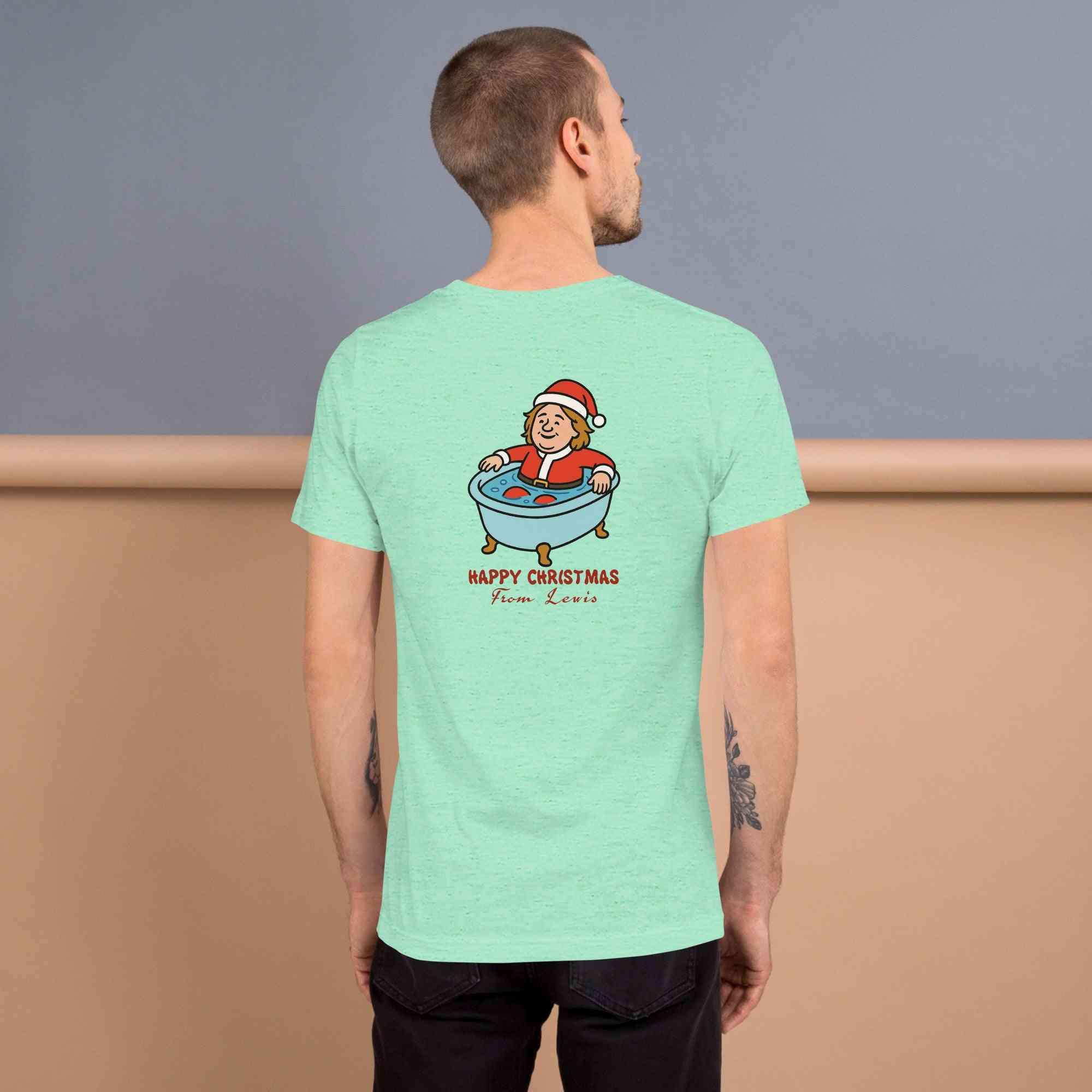 Lewis Capaldi Christmas T-Shirt - Unisex Eco-Friendly Festive Graphic Tee