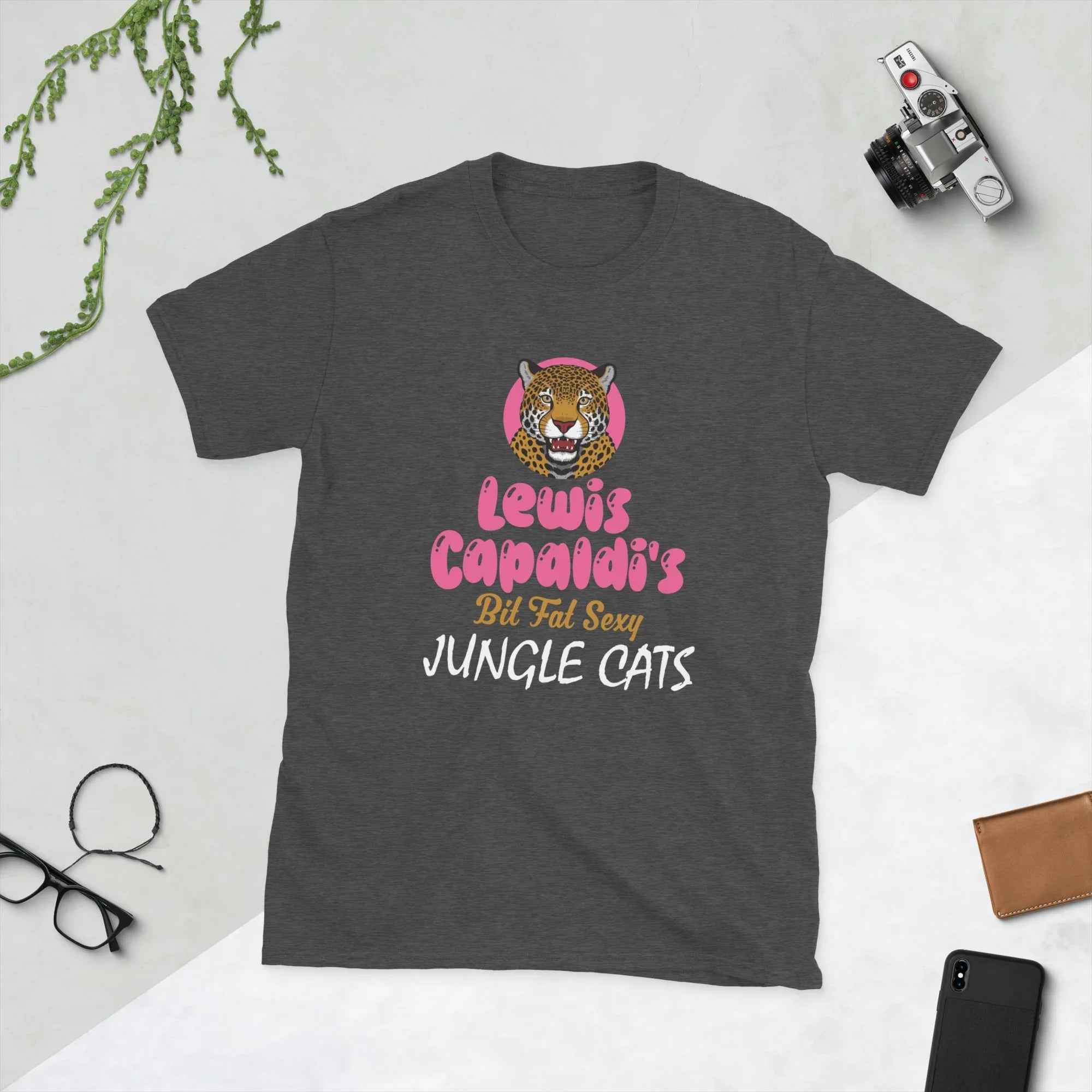 Lewis Capaldi 'Big Fat Sexy Jungle Cats' Cotton T-Shirt | Fan Tour Merch