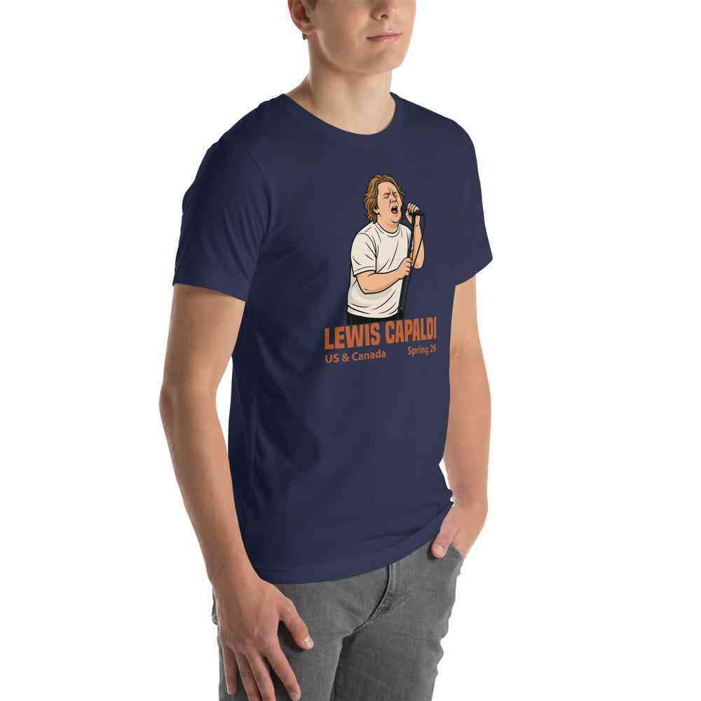 Lewis Capaldi Tour 2026 T-Shirt | Unisex Cotton Fan Tee