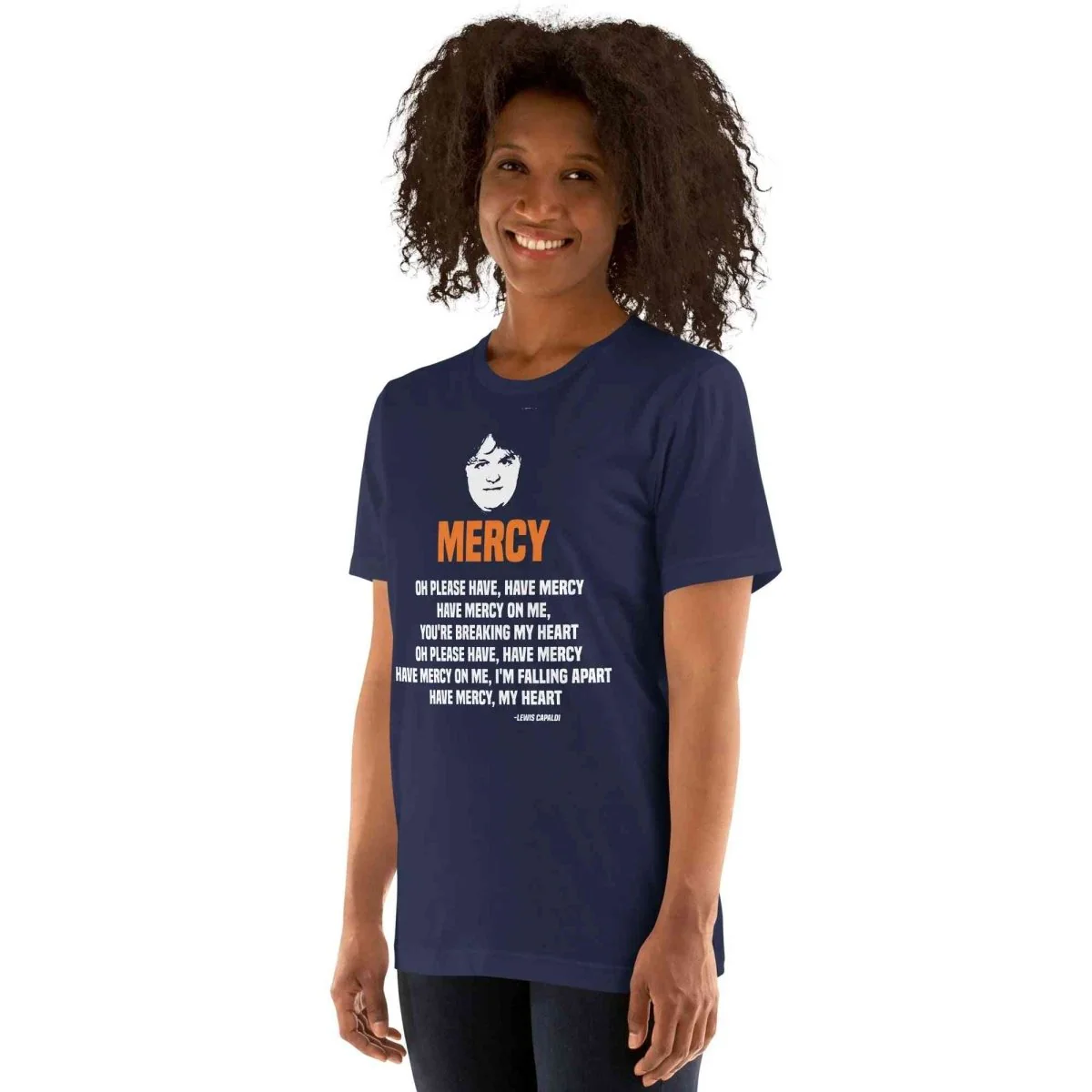 Lewis Capaldi Mercy Lyrics T-Shirt | Unisex Cotton Fan Tee