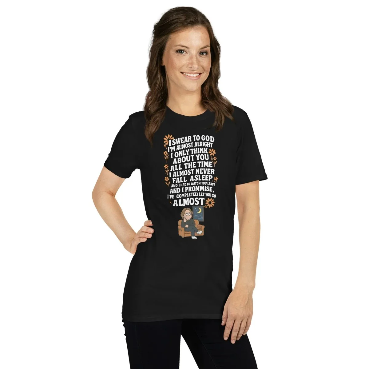 Lewis Capaldi 'Almost' Lyrics T-Shirt | Comfortable Music Inspired Apparel for Fans
