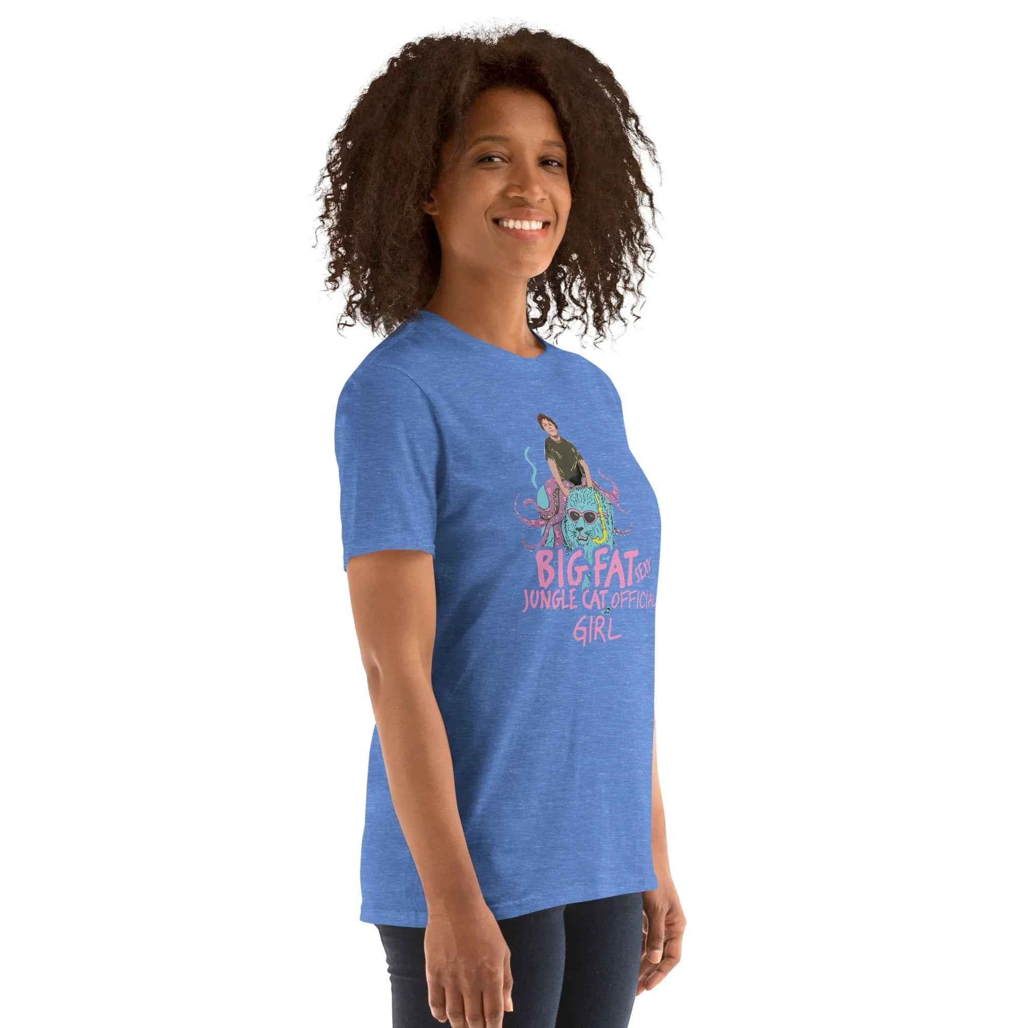 Lewis Capaldi T-Shirt | Big Fat Sexy Jungle Cats Graphic Tee for Girls | Premium Cotton