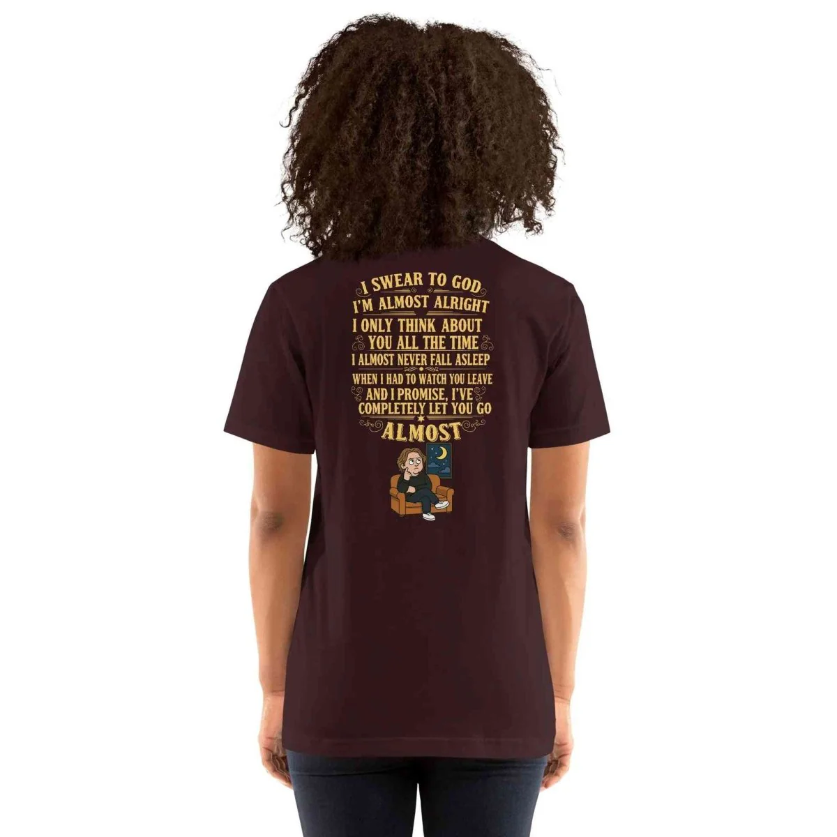 Lewis Capaldi Almost Lyrics Shirt | Unisex T-Shirt for Fans of Emotional Music