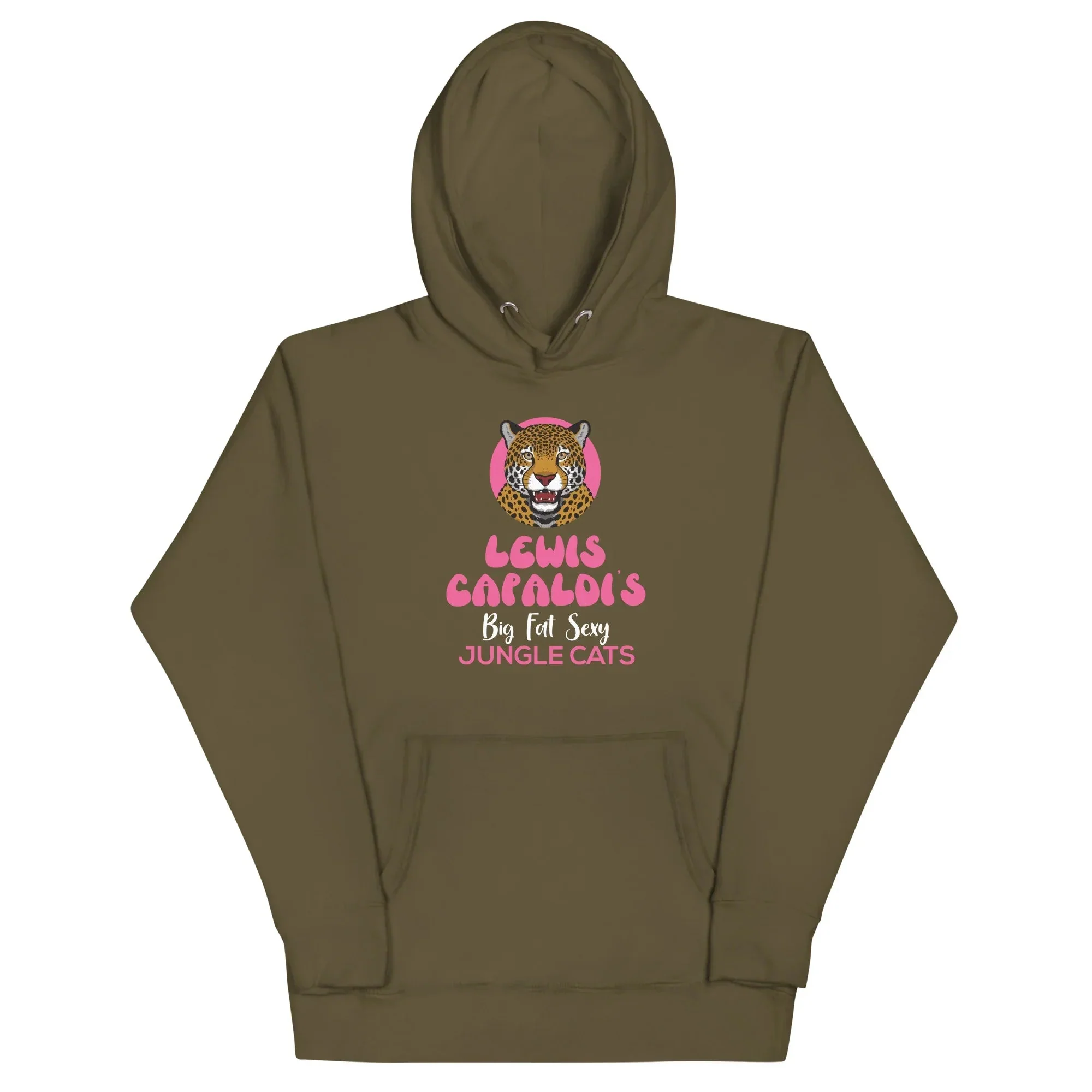Lewis Capaldi Hoodie - Big Fat Sexy Jungle Cats Graphic Print Unisex