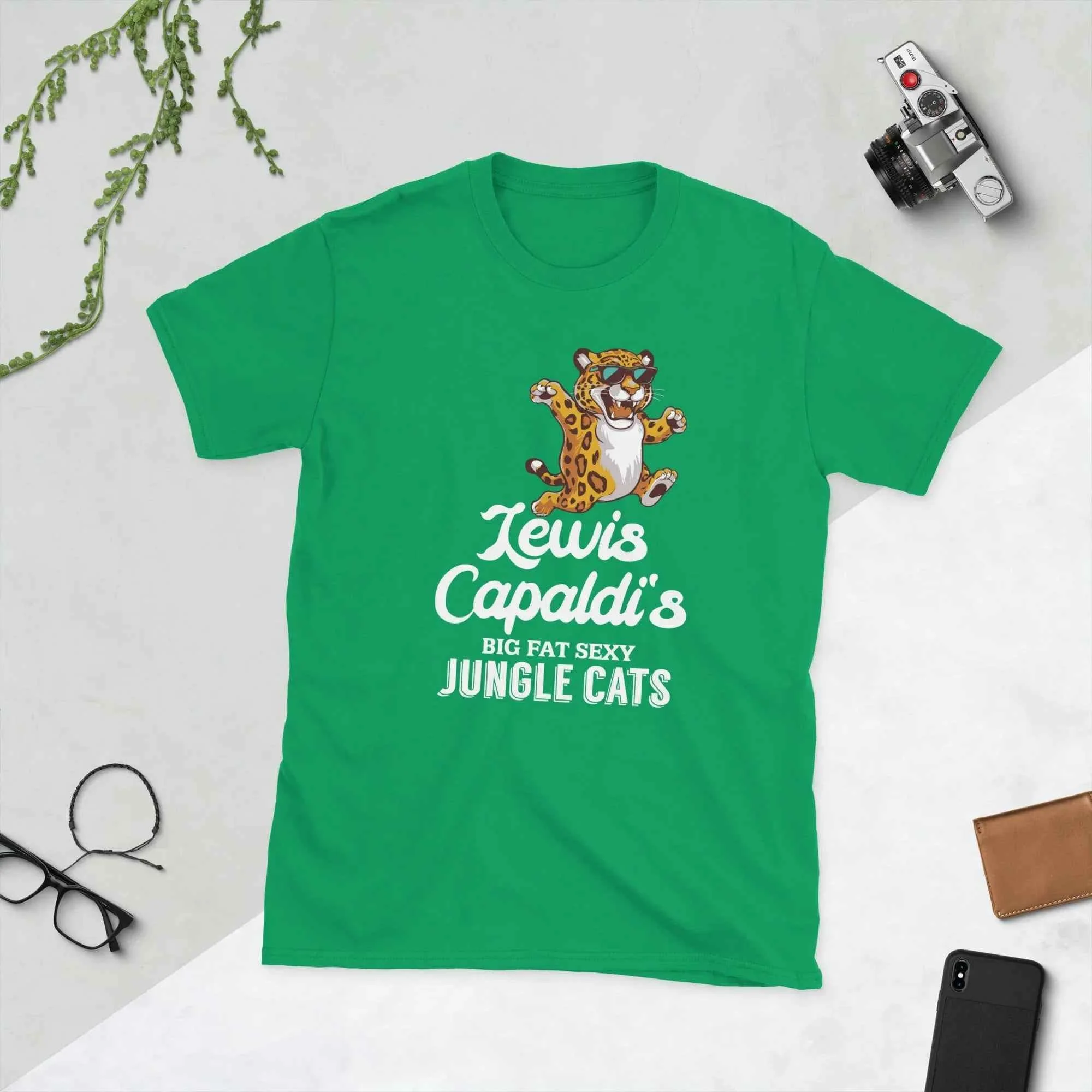 Lewis Capaldi Merchandise: Big Fat Sexy Jungle Cats T-Shirt - 100% Cotton Tour Tee