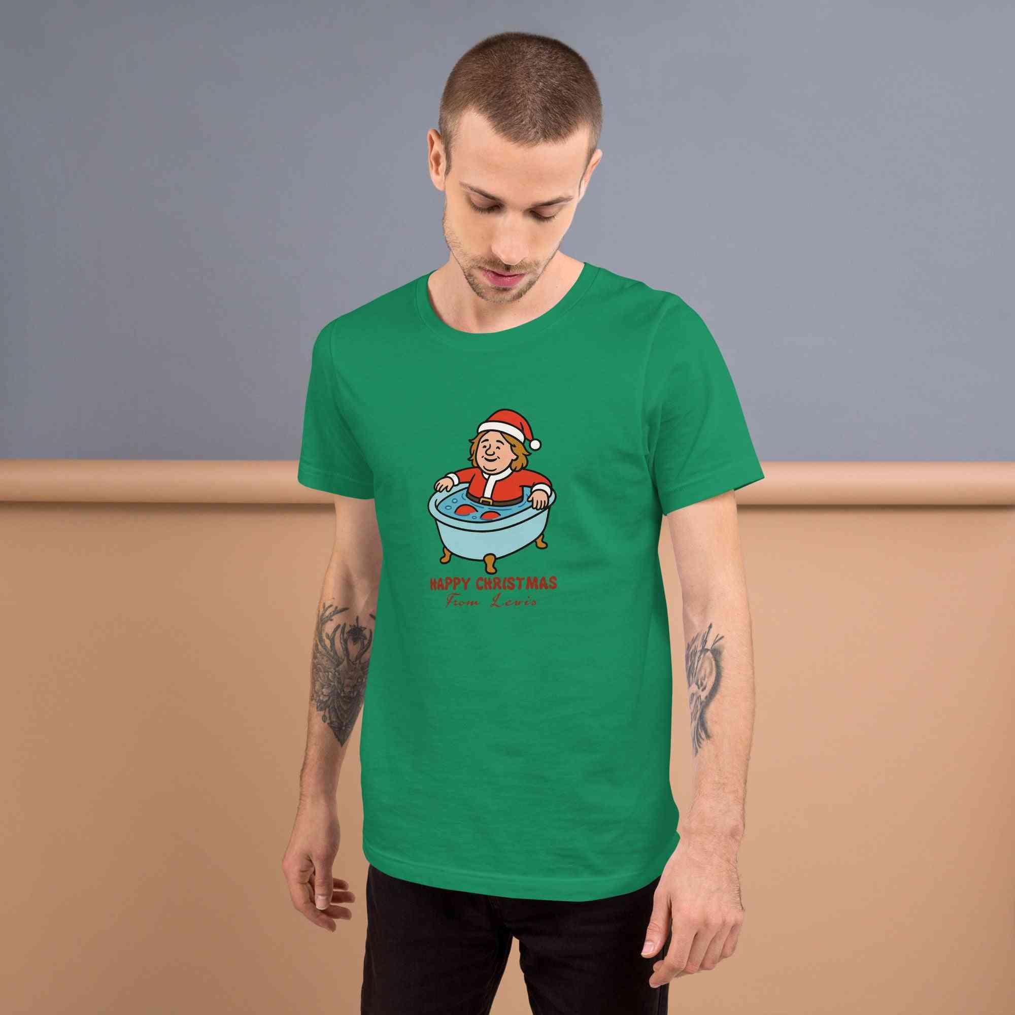 Lewis Capaldi Christmas T-Shirt - Unisex Eco-Friendly Festive Graphic Tee