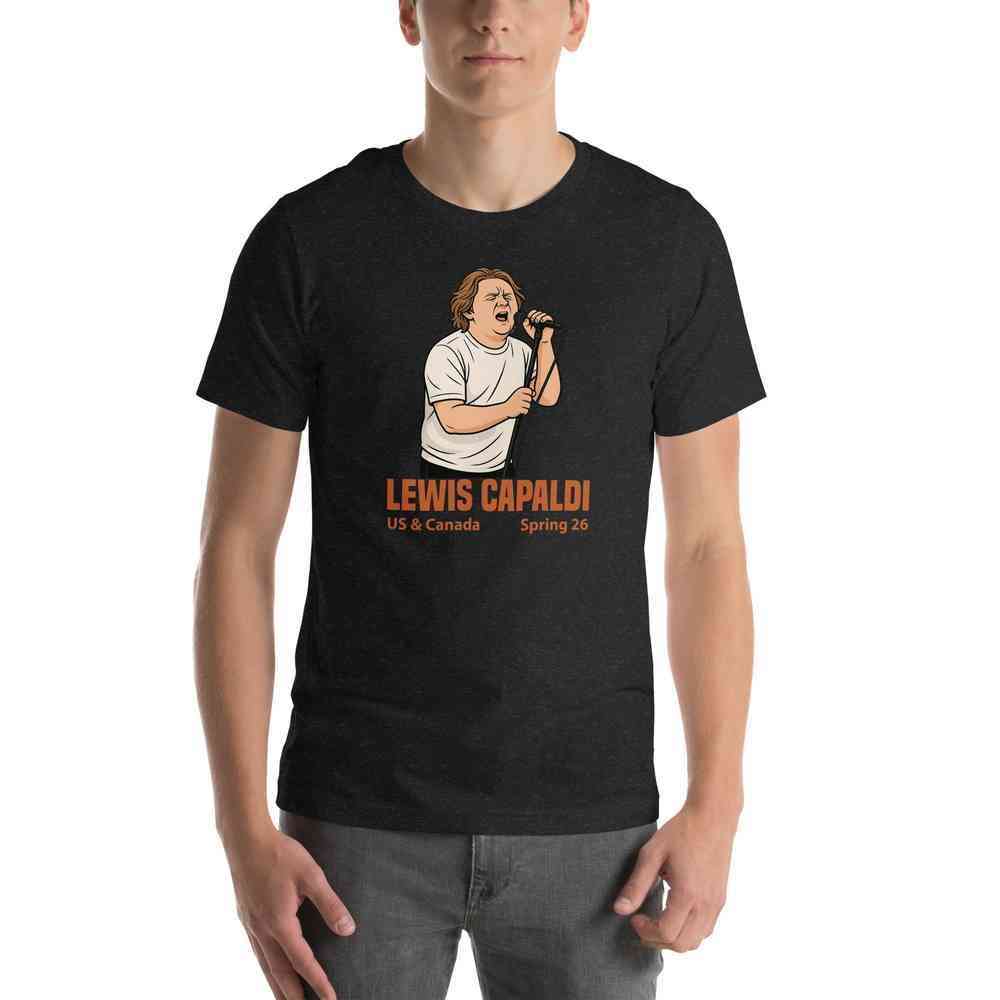 Lewis Capaldi Tour 2026 T-Shirt | Unisex Cotton Fan Tee