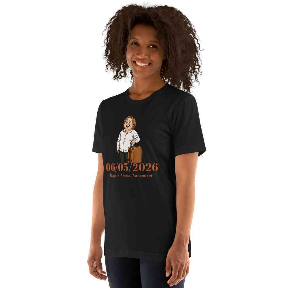 Lewis Capaldi 2026 Tour T-Shirt - Unisex Cotton Tee - Black