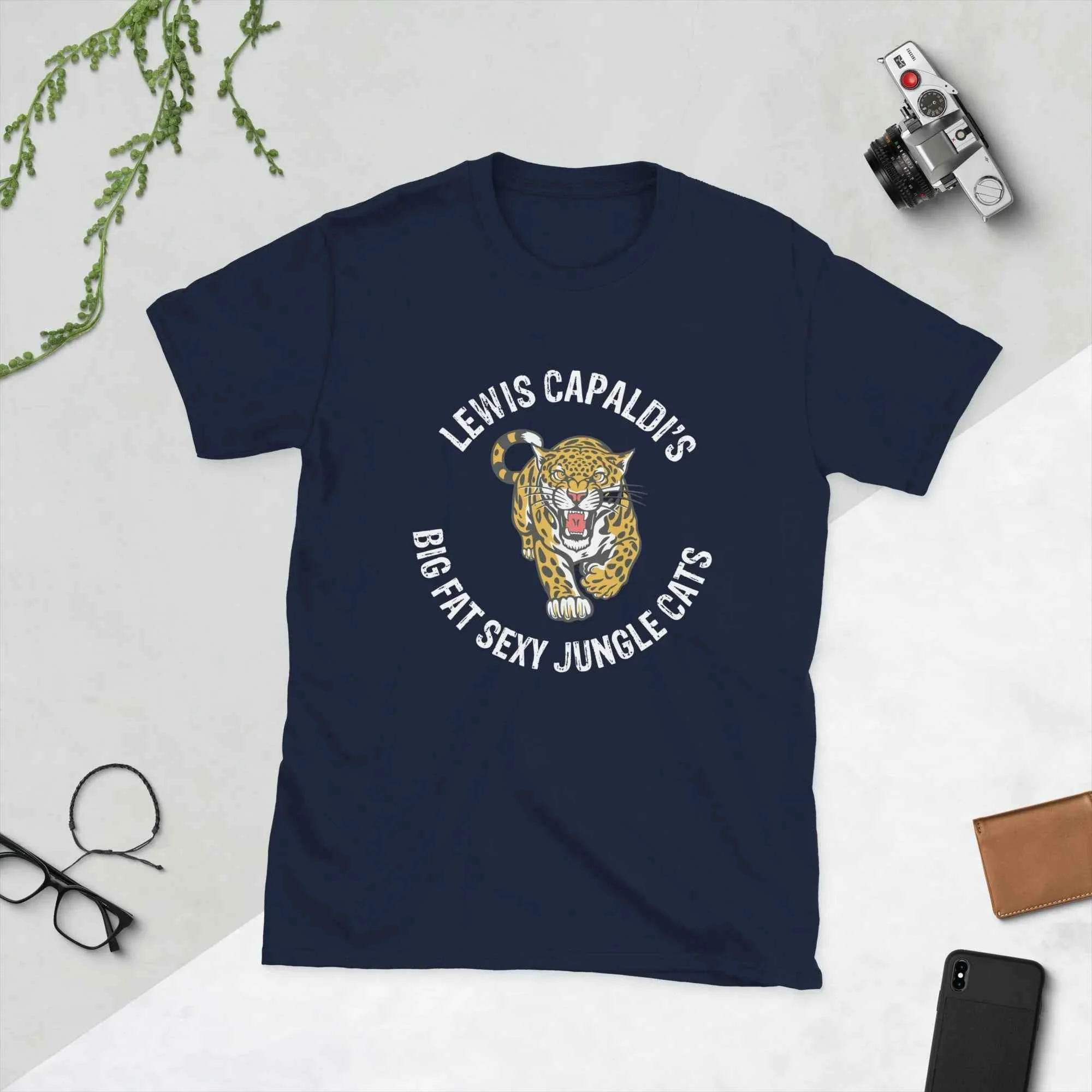 Lewis Capaldi Big Fat Sexy Jungle Cats T-Shirt | Sustainable Cotton