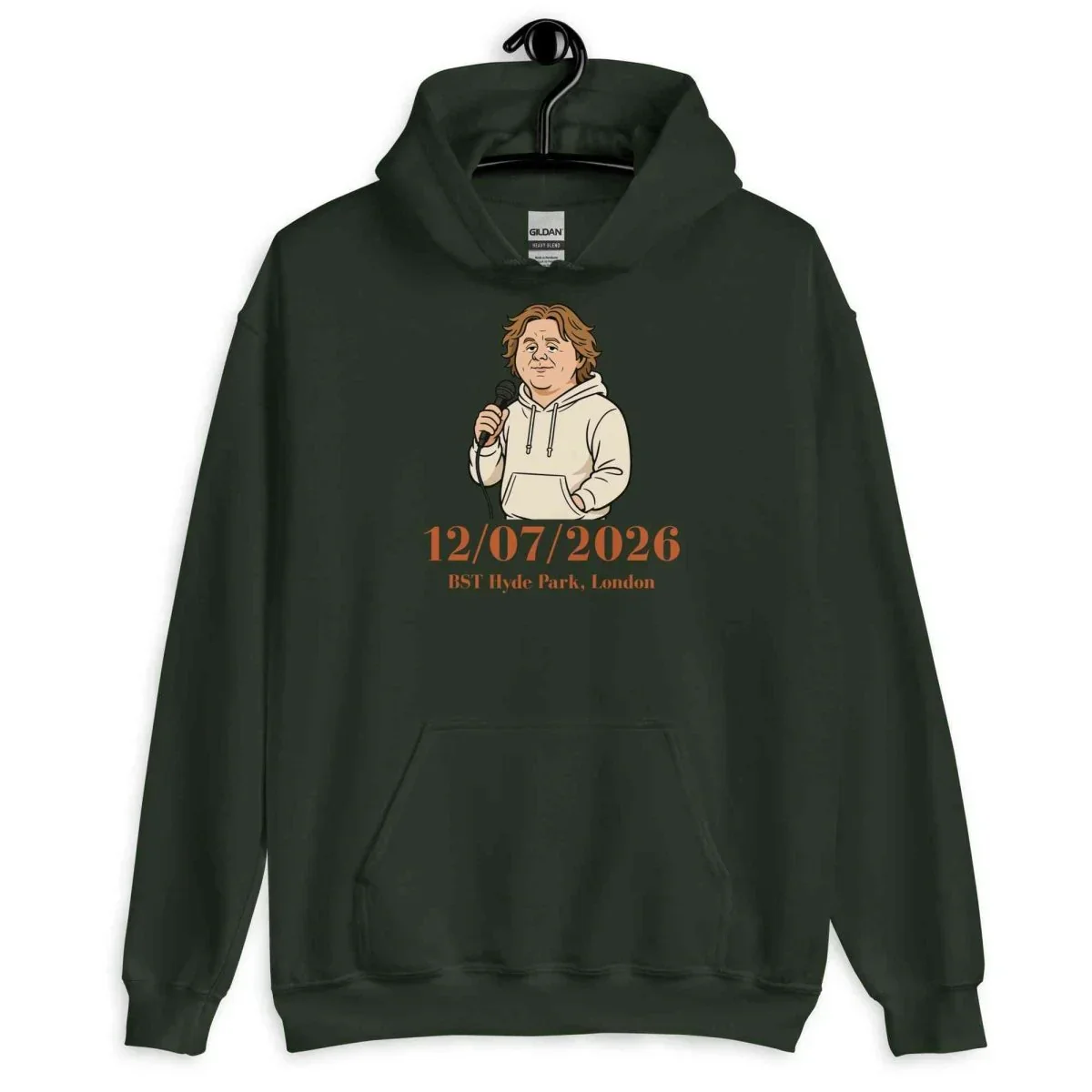 Lewis Capaldi 2026 Tour Hoodie - Unisex Black Sustainable Sweatshirt