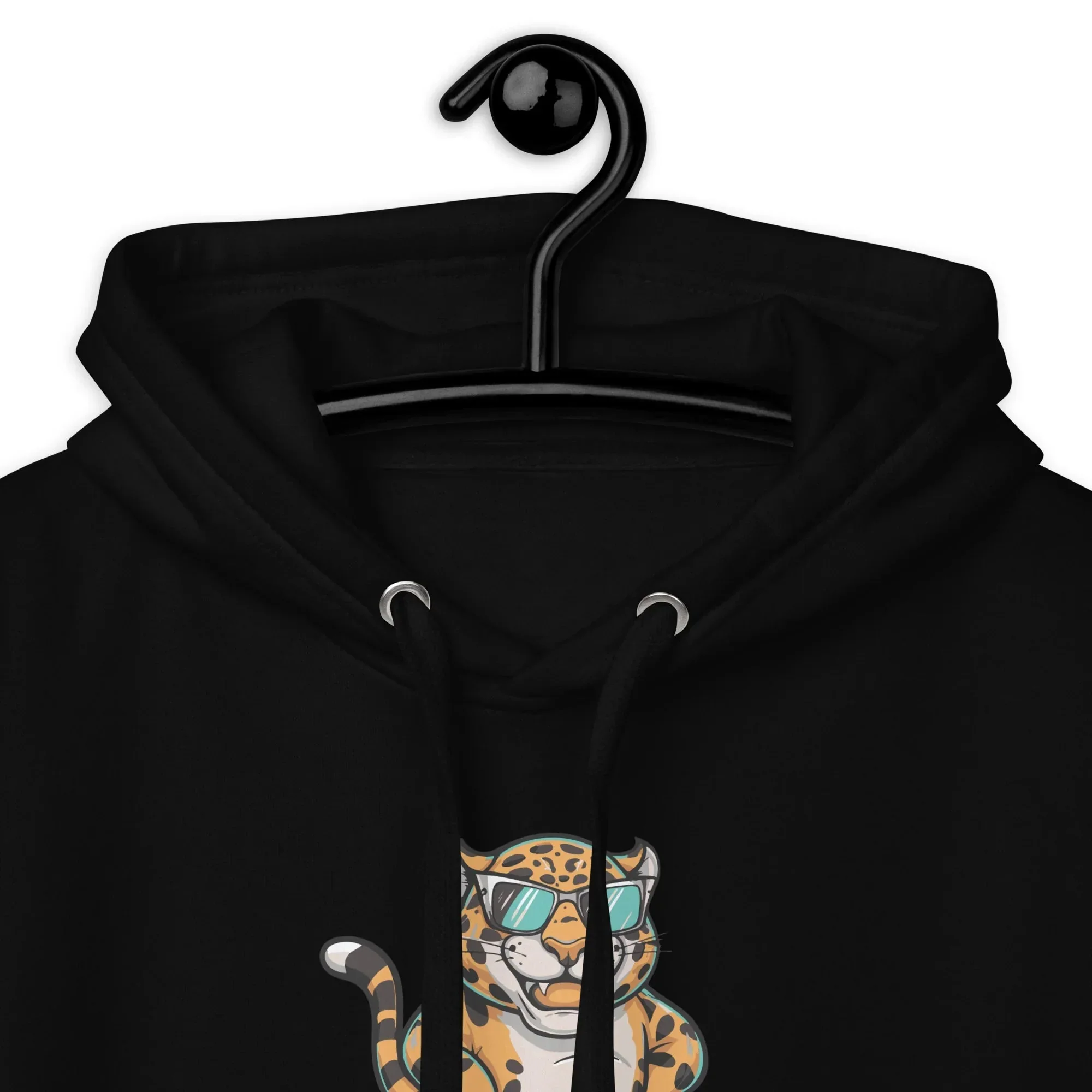 Lewis Capaldi Big Fat Sexy Jungle Cats Hoodie - Unisex Black Cotton Blend