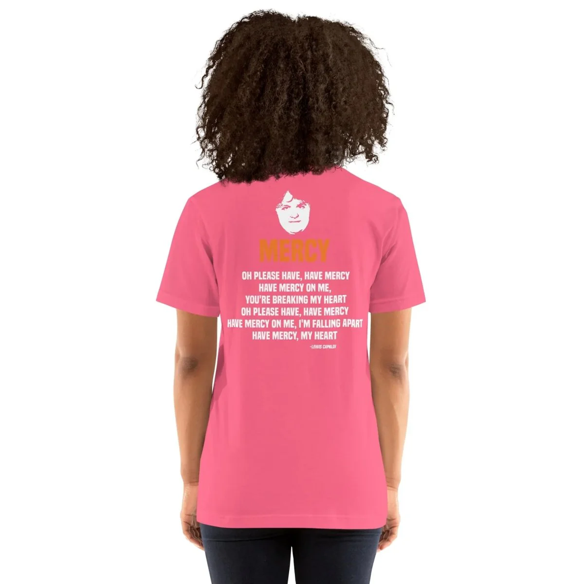 Lewis Capaldi Mercy Lyrics T-Shirt | Unisex Cotton Fan Tee