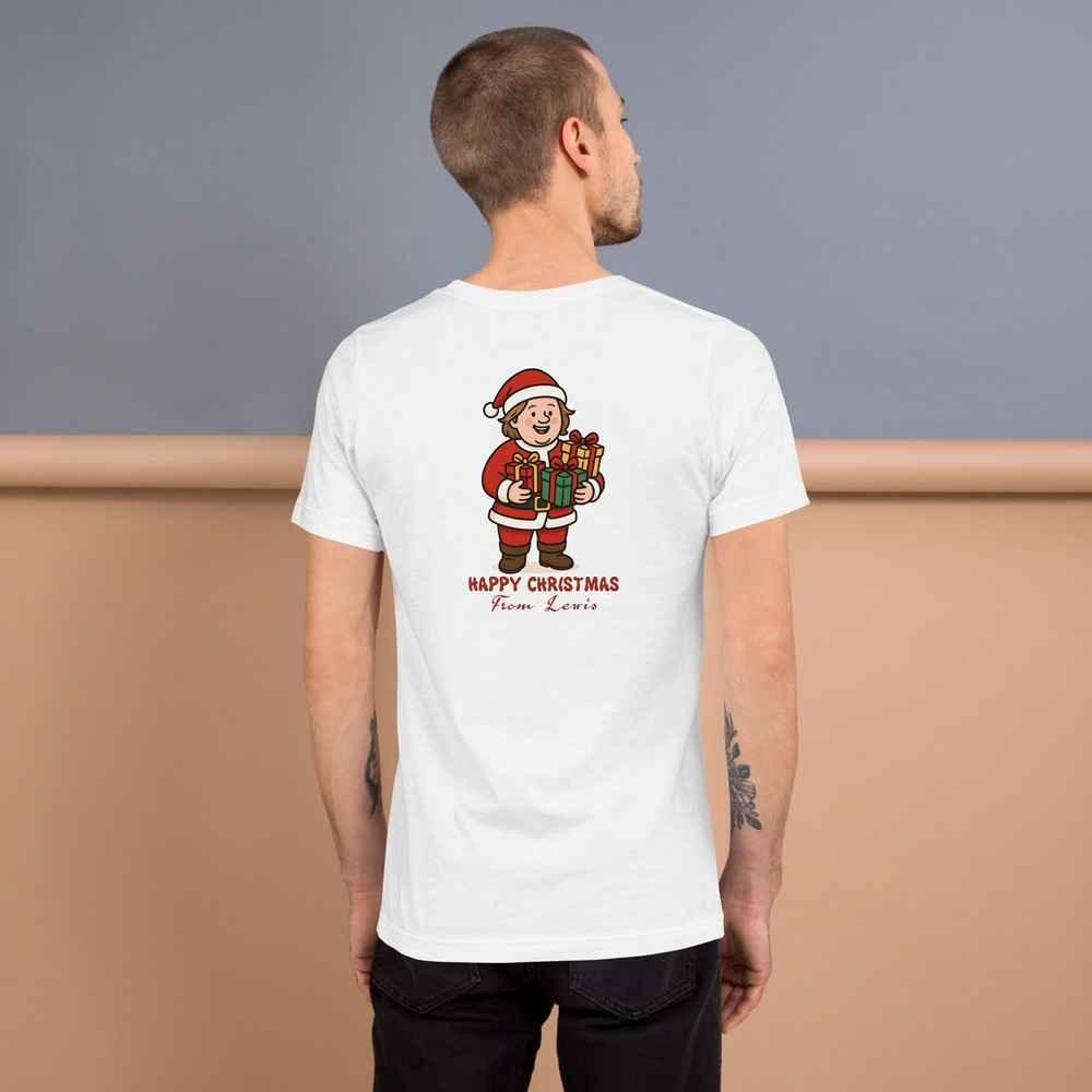 Lewis Capaldi Unisex Cotton T-Shirt | Graphic Christmas Tee