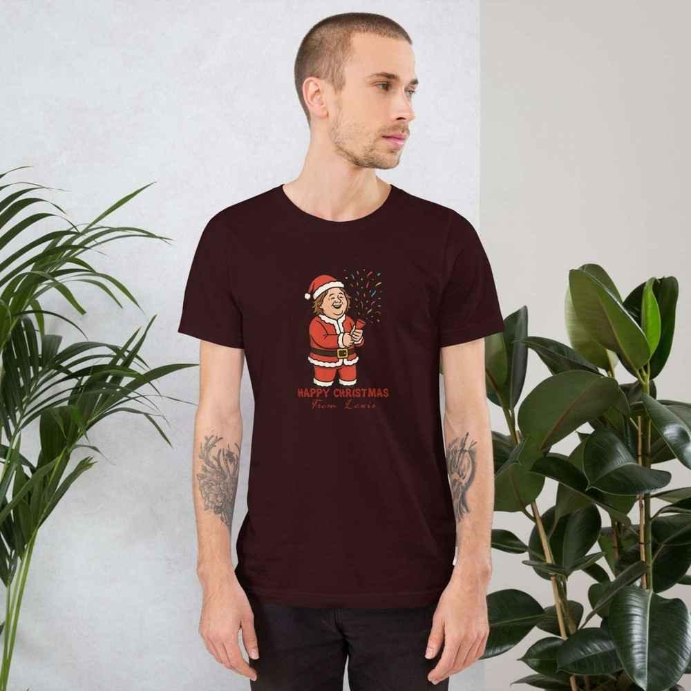 Lewis Capaldi Unisex Cotton T-Shirt | Graphic Christmas Tee
