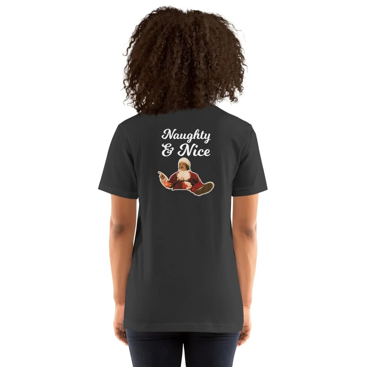 Lewis Capaldi Christmas T-Shirt | Naughty & Nice Unisex Eco-Friendly Tee