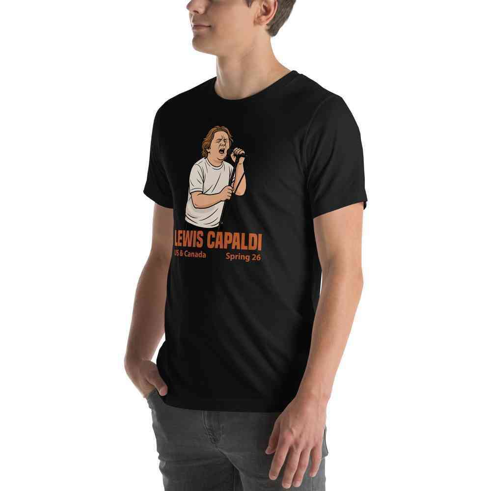 Lewis Capaldi Tour 2026 T-Shirt | Unisex Cotton Fan Tee