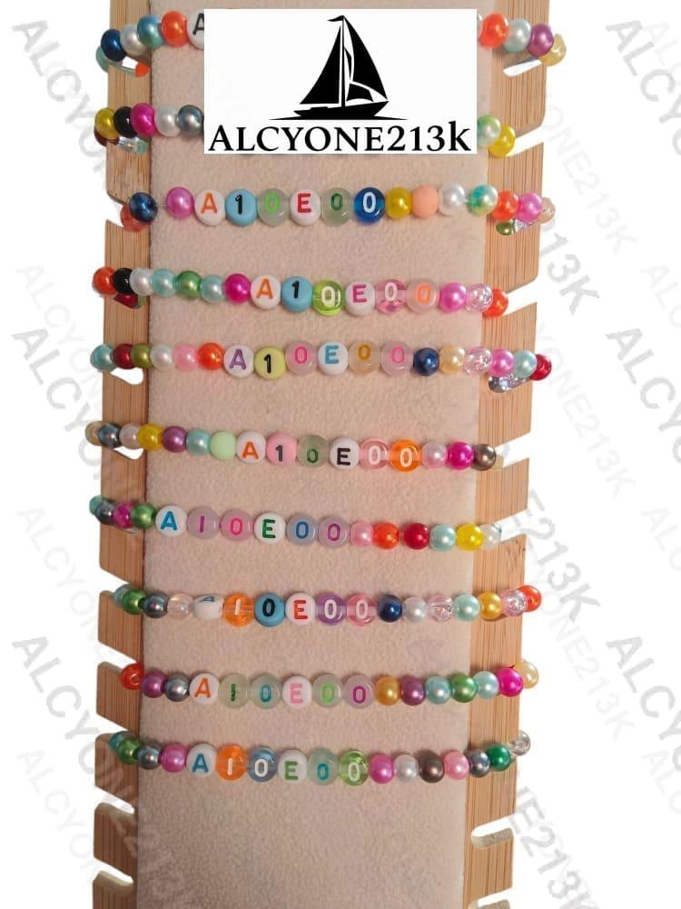 Lewis Capaldi Mystery Bracelets Pack of 10 | Colorful Alphabet Beads
