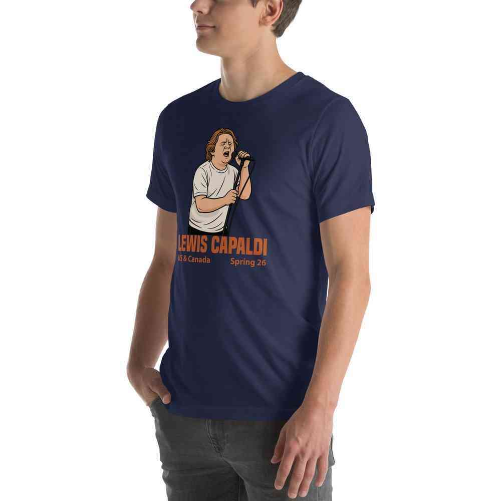 Lewis Capaldi Tour 2026 T-Shirt | Unisex Cotton Fan Tee