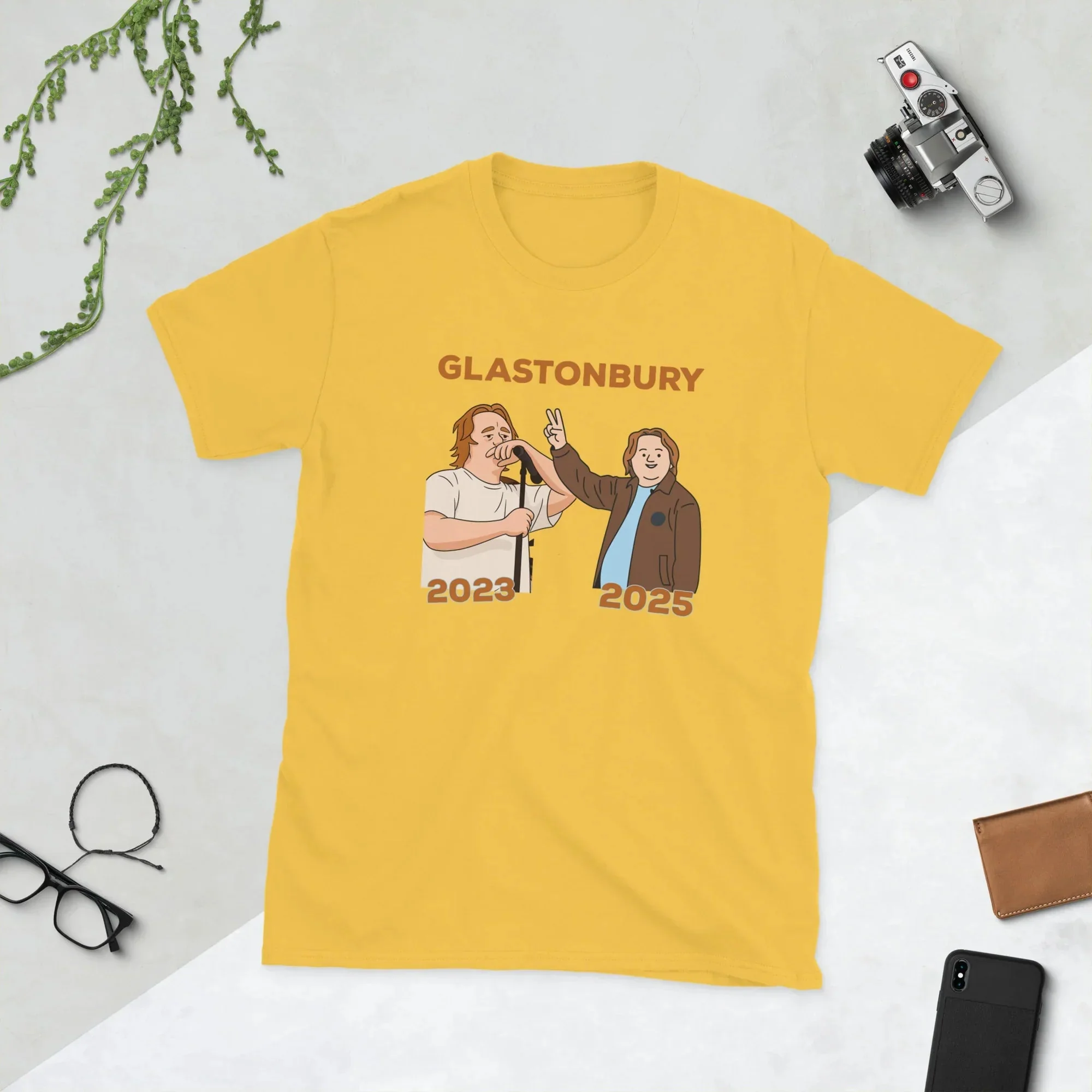 Lewis Capaldi Glastonbury T-Shirt | Sustainable Cotton Unisex Fan Apparel