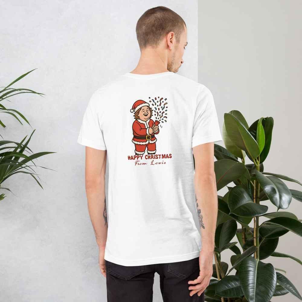 Lewis Capaldi Unisex Cotton T-Shirt | Graphic Christmas Tee
