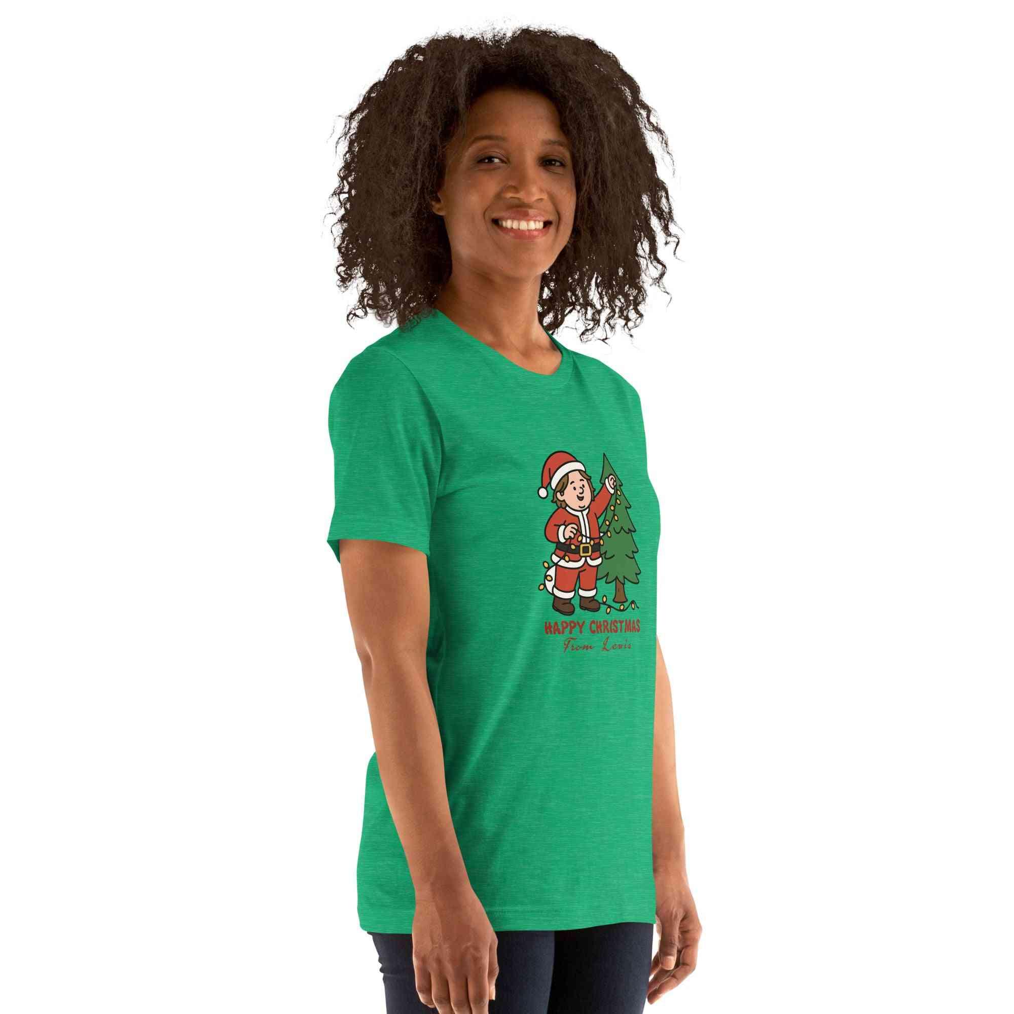 Lewis Capaldi Christmas T-Shirt | Unisex Organic Cotton Festive Tee