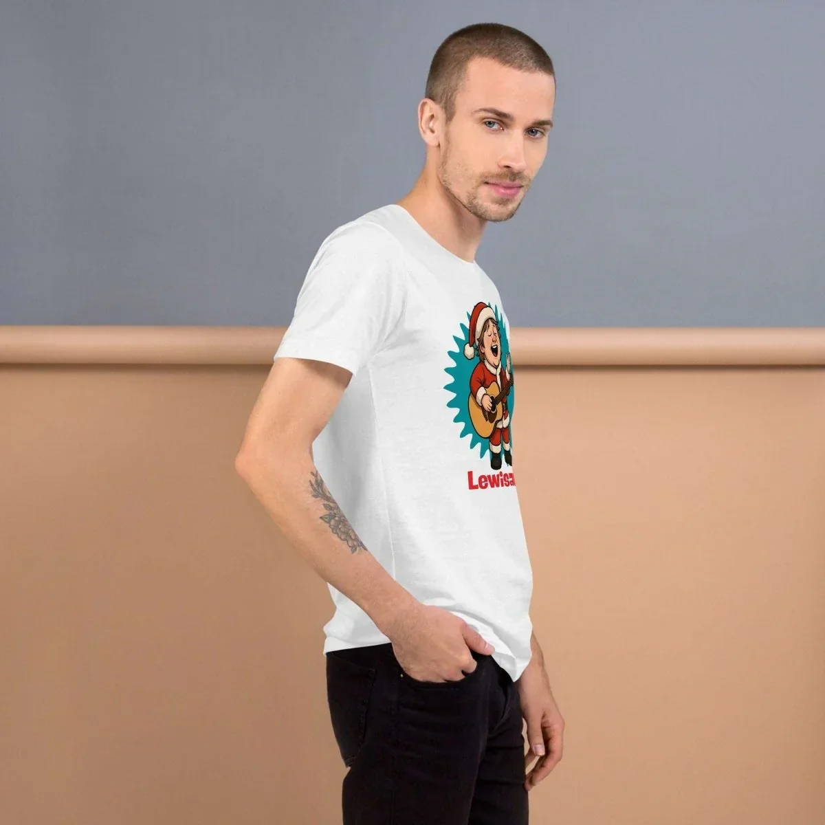 Lewis Capaldi Christmas T-Shirt | Unisex Festive Music Apparel