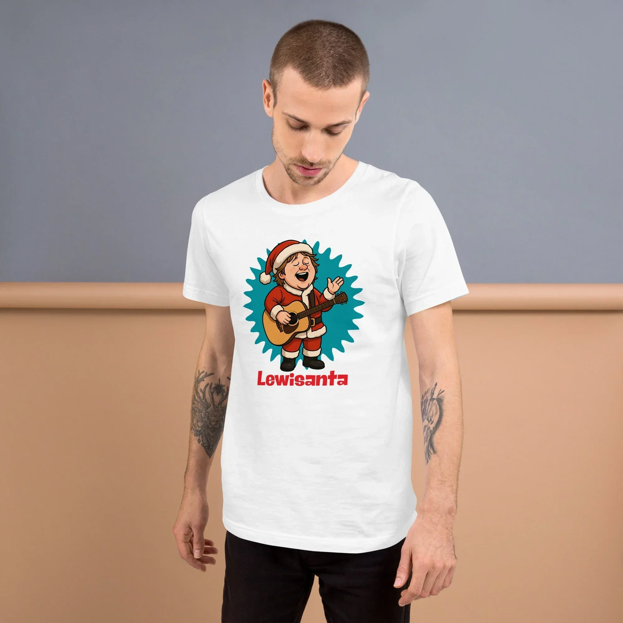 Lewis Capaldi Christmas T-Shirt | Unisex Festive Music Apparel