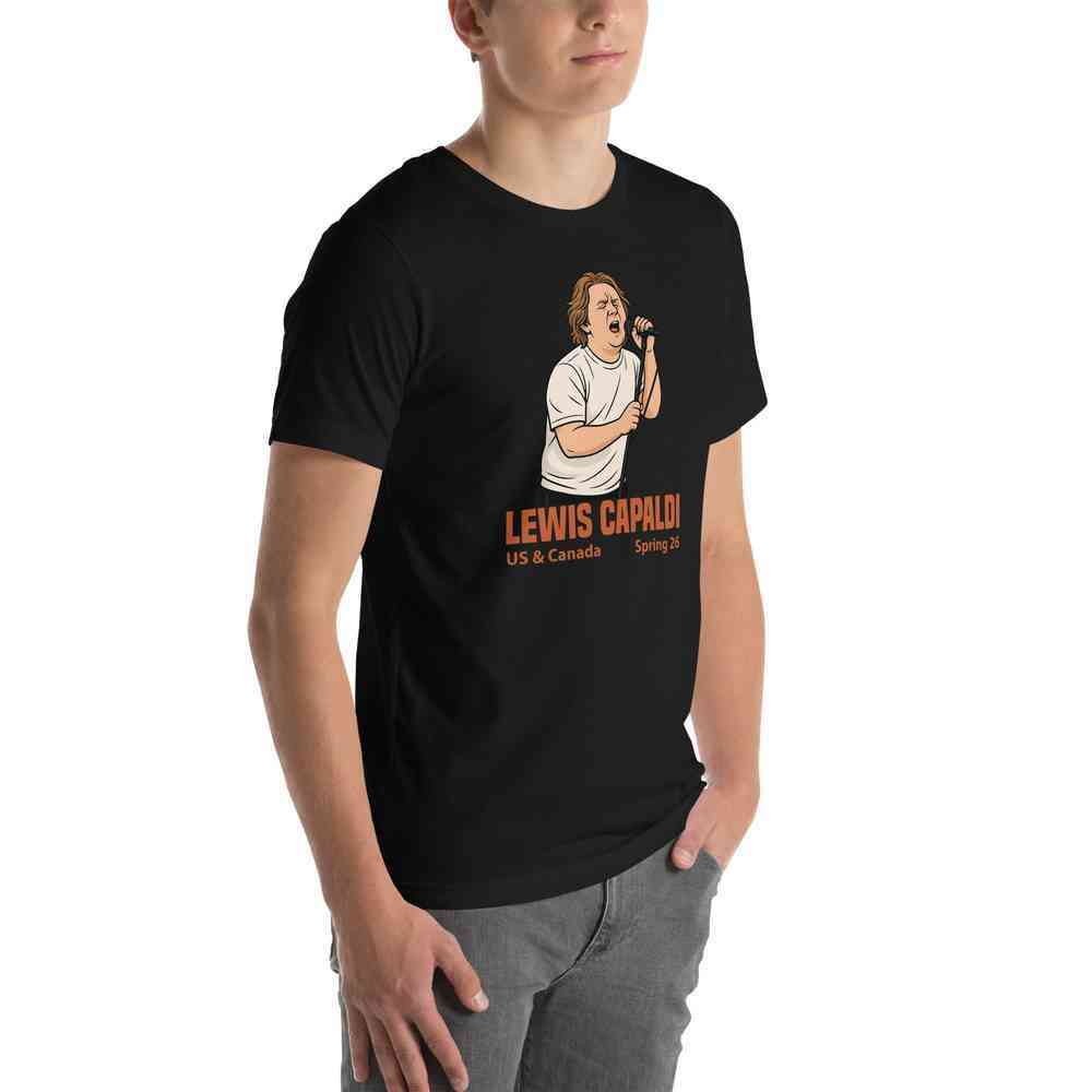 Lewis Capaldi Tour 2026 T-Shirt | Unisex Cotton Fan Tee