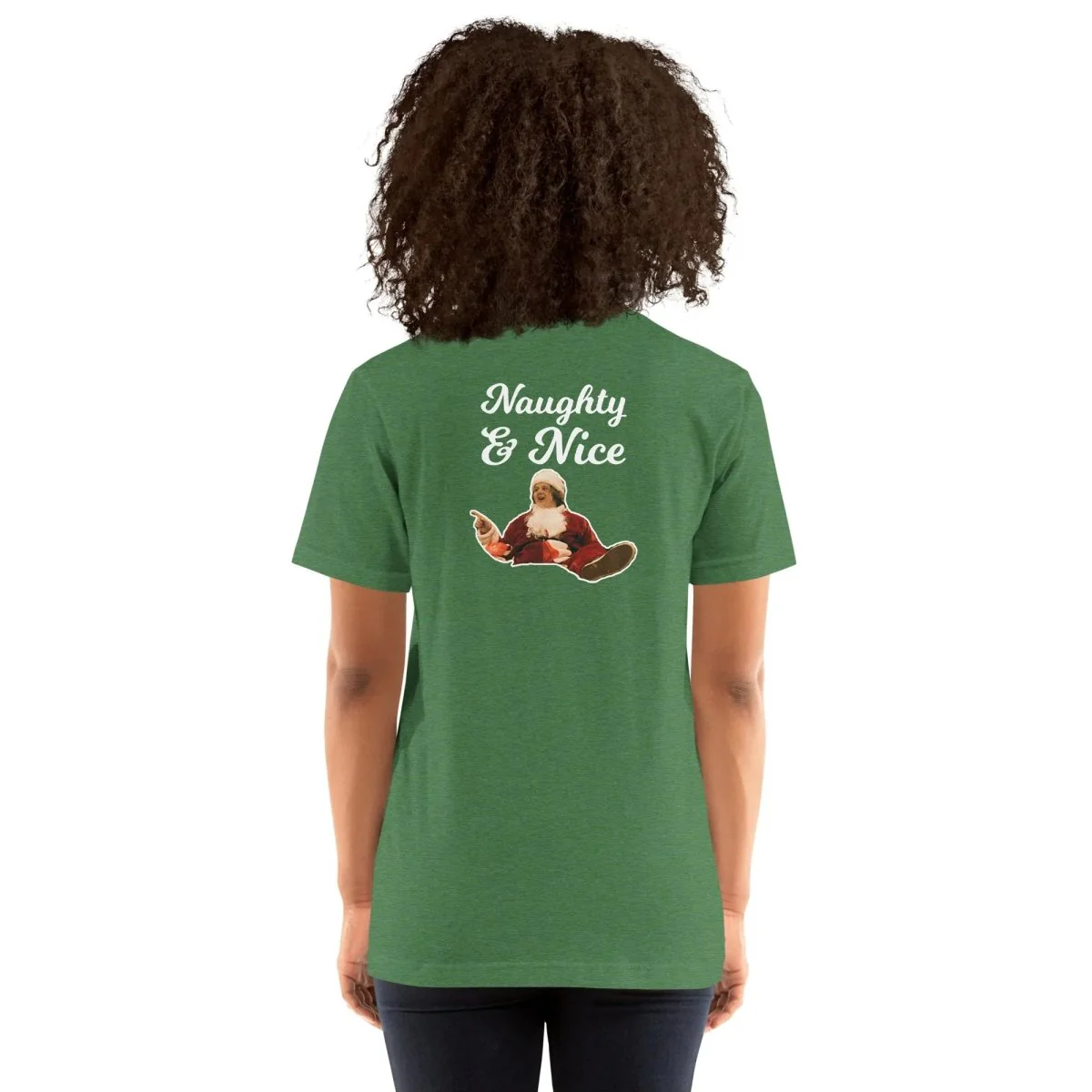 Lewis Capaldi Christmas T-Shirt | Naughty & Nice Unisex Eco-Friendly Tee