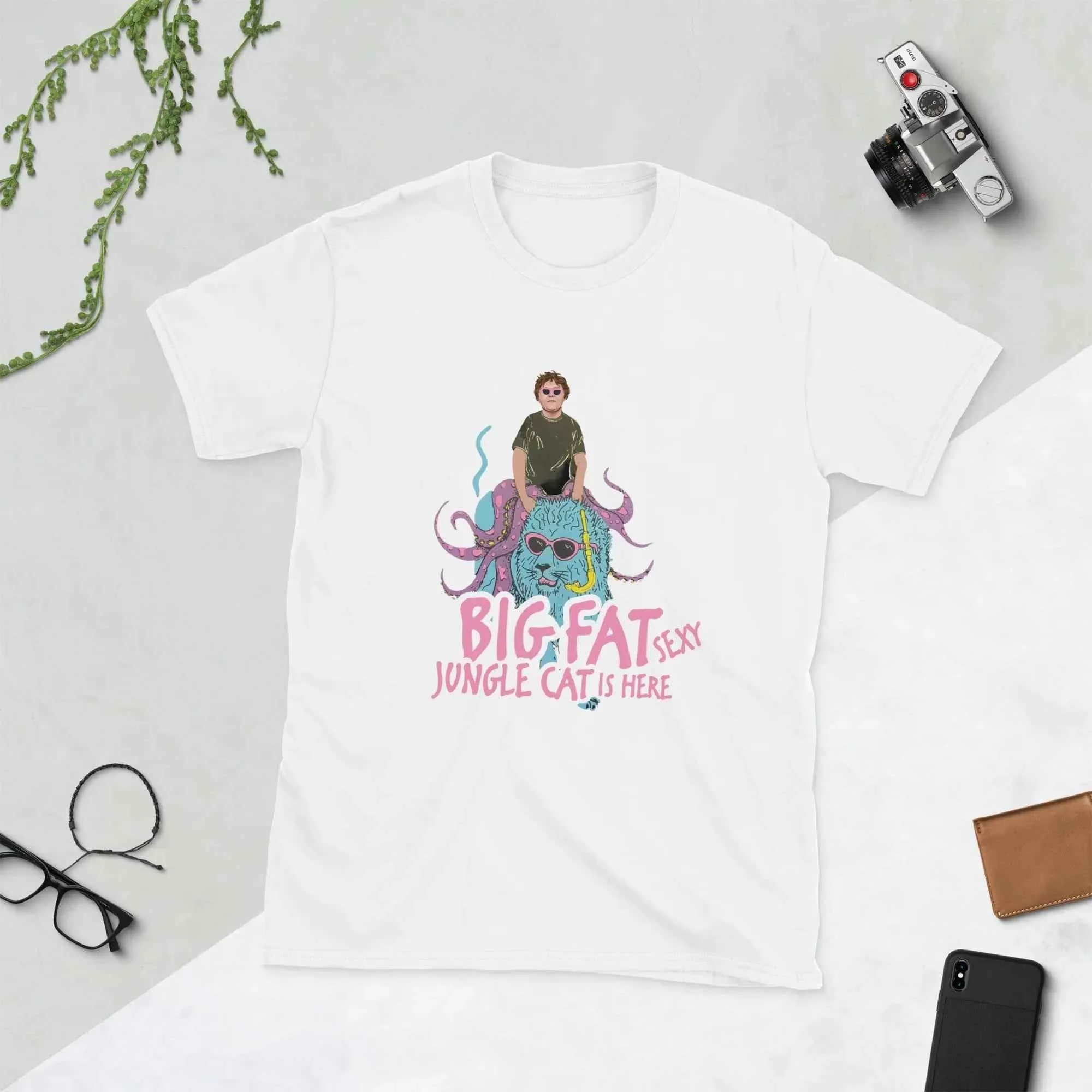 Lewis Capaldi Jungle Cats T-Shirt | Big Fat Sexy Cotton Tee for Fans
