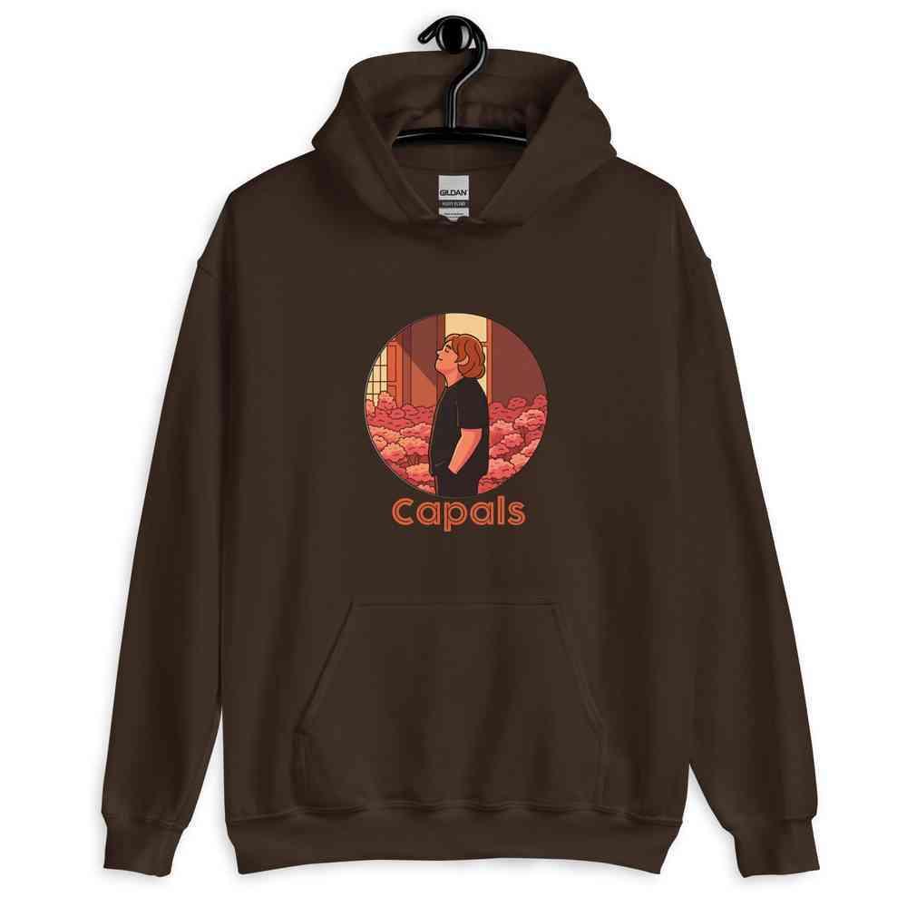 Lewis Capaldi Hoodie | Black Unisex Graphic Print Sustainable - Capals