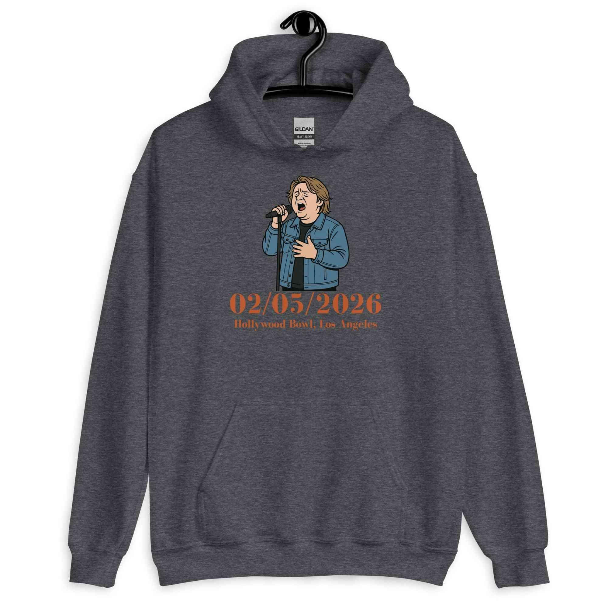 Lewis Capaldi 2026 Tour Hoodie - Black Unisex Eco-Friendly Merchandise