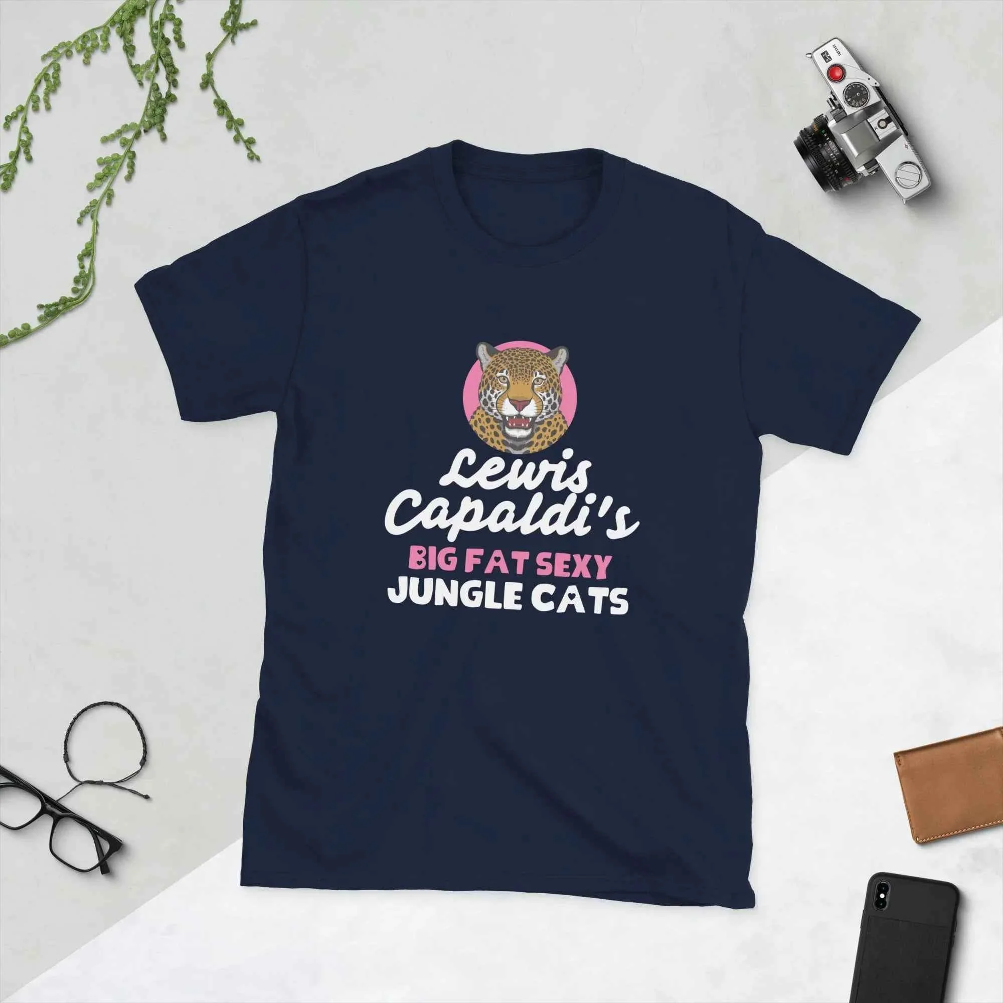 Lewis Capaldi Jungle Cats Graphic Tee - Eco-Friendly Music Merchandise Apparel