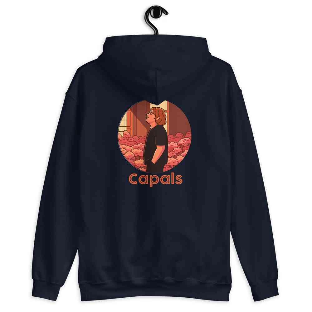 Lewis Capaldi Hoodie | Black Unisex Graphic Print Sustainable - Capals