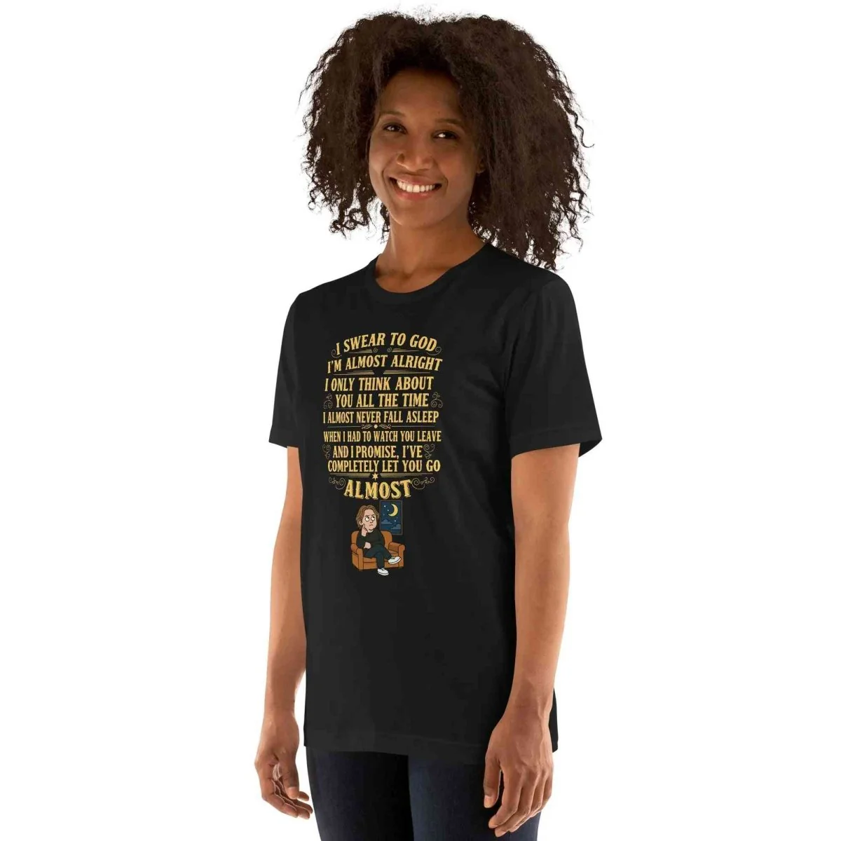 Lewis Capaldi Almost Lyrics Shirt | Unisex T-Shirt for Fans of Emotional Music