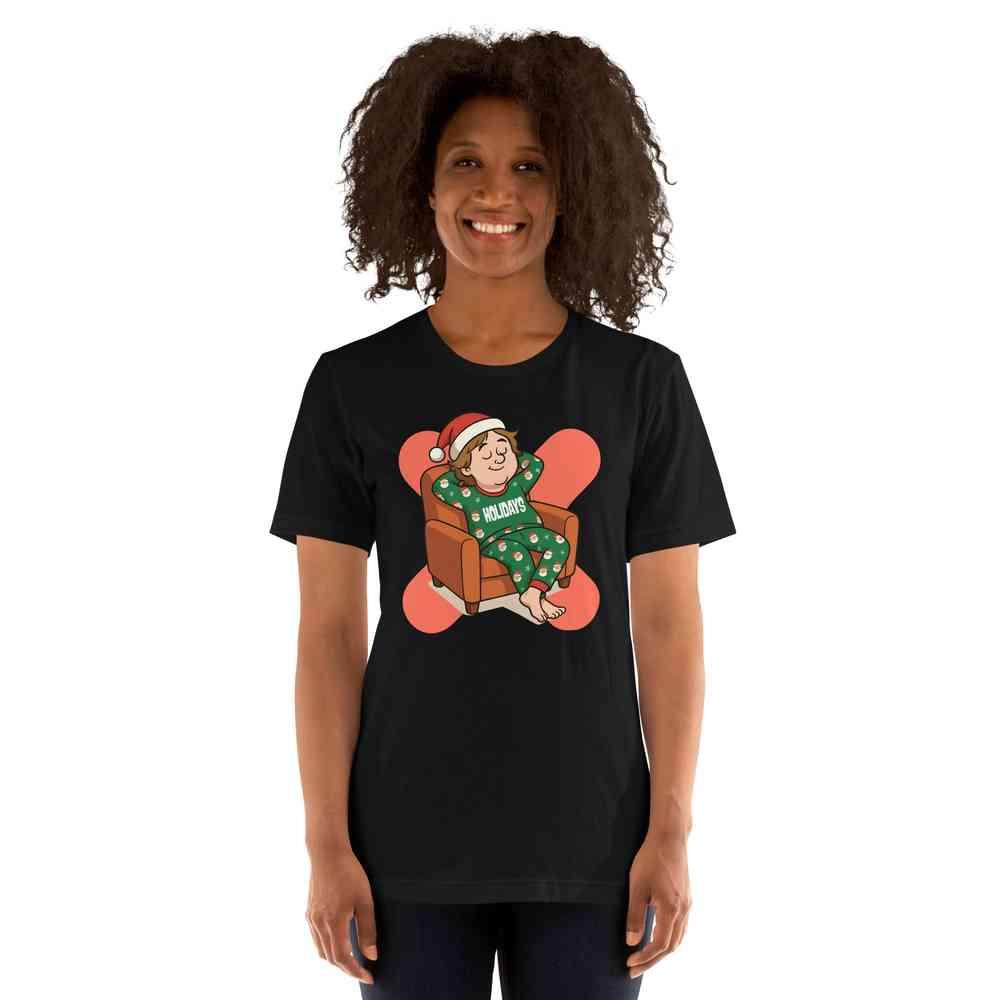 Lewis Capaldi Christmas T-Shirt - Unisex Eco-Friendly Cotton Holiday Tee