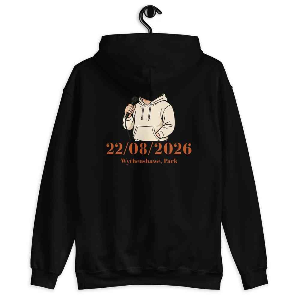 Lewis Capaldi 2026 Tour Black Hoodie �C Official Concert Merchandise