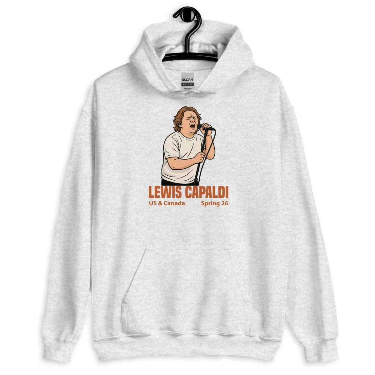 Lewis Capaldi Tour 2026 Unisex Hoodie - Alcyone213k Cotton Blend