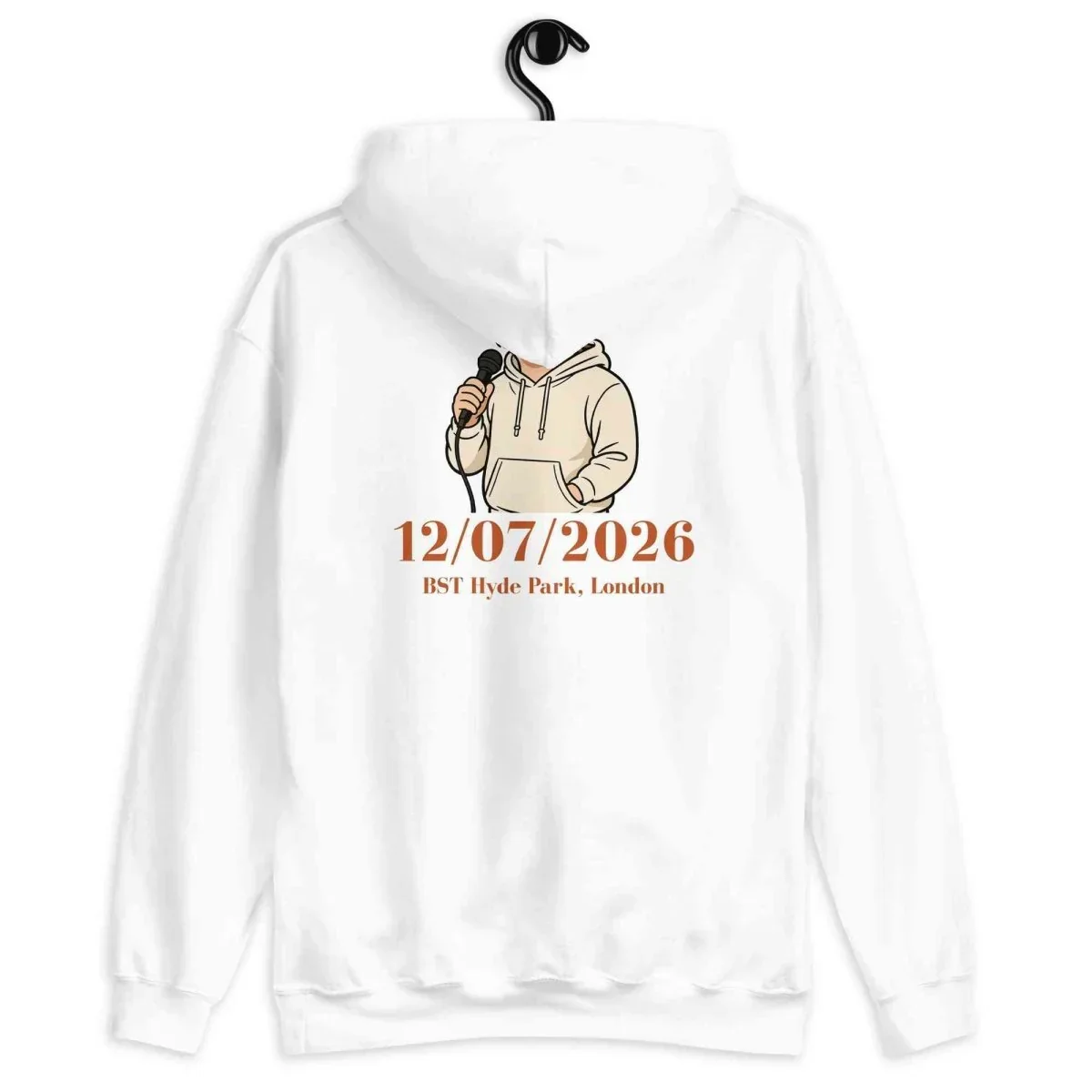 Lewis Capaldi 2026 Tour Hoodie - Unisex Black Sustainable Sweatshirt