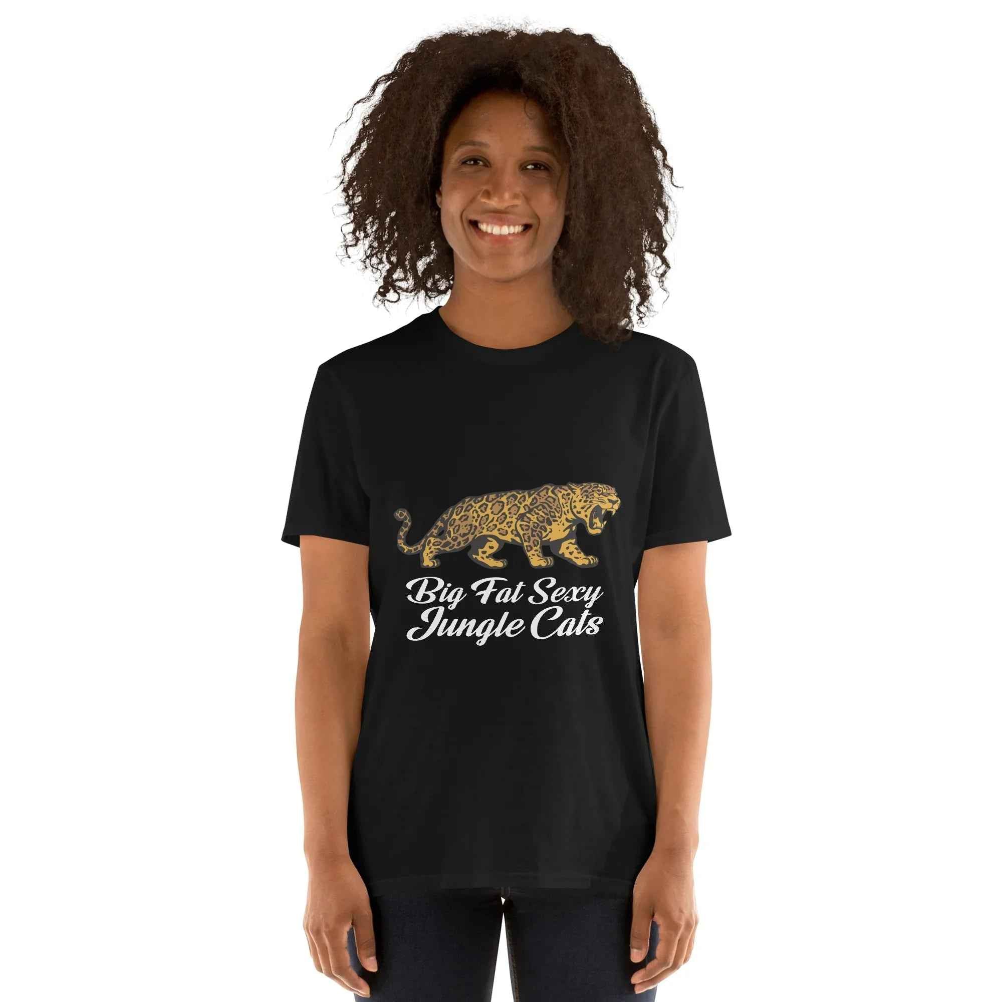 Lewis Capaldi Fan Apparel: Big Fat Sexy Jungle Cats Unisex Cotton T-Shirt for Music Lovers