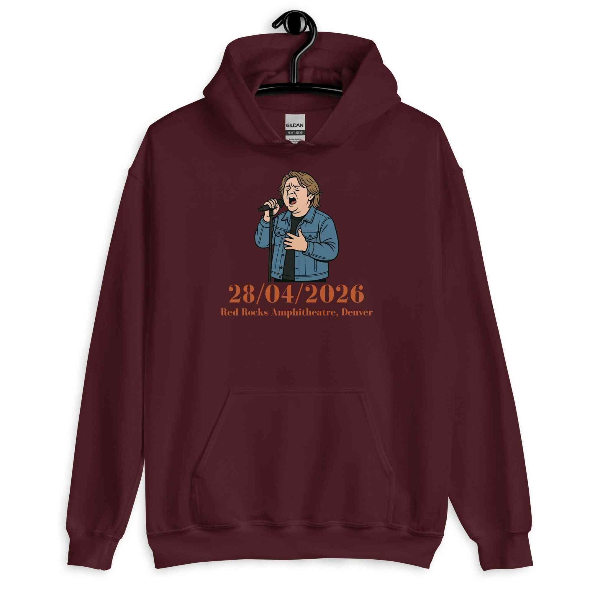 Lewis Capaldi Tour Hoodie 2026 | Unisex Black Cotton-Poly Blend