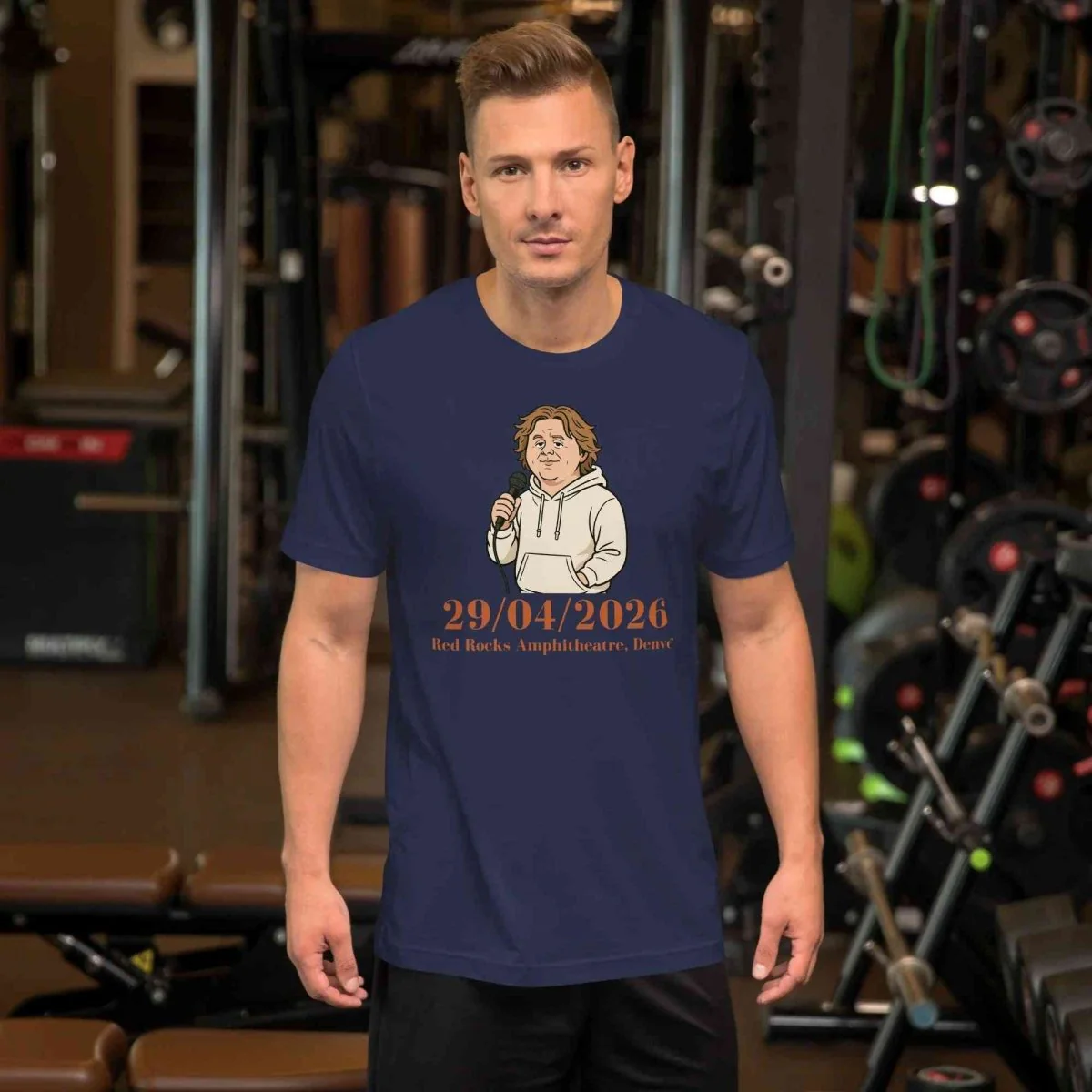 Lewis Capaldi Tour T-Shirt 2026 Unisex Cotton Concert Merch
